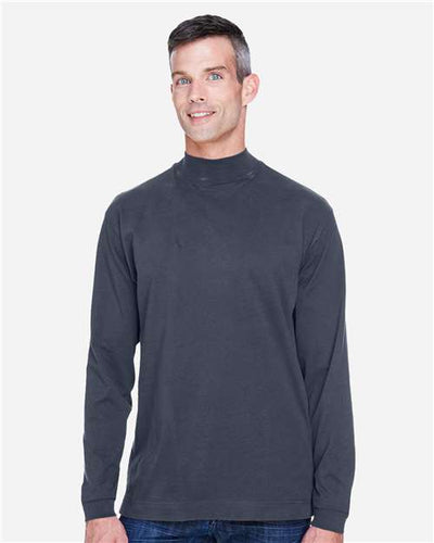 Devon & Jones D420 Navy — on model front
