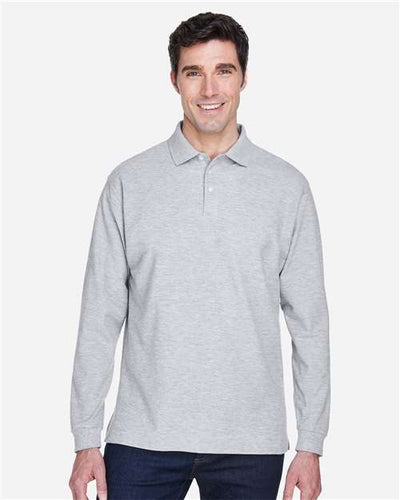 Devon & Jones D110 Grey Heather — on model front