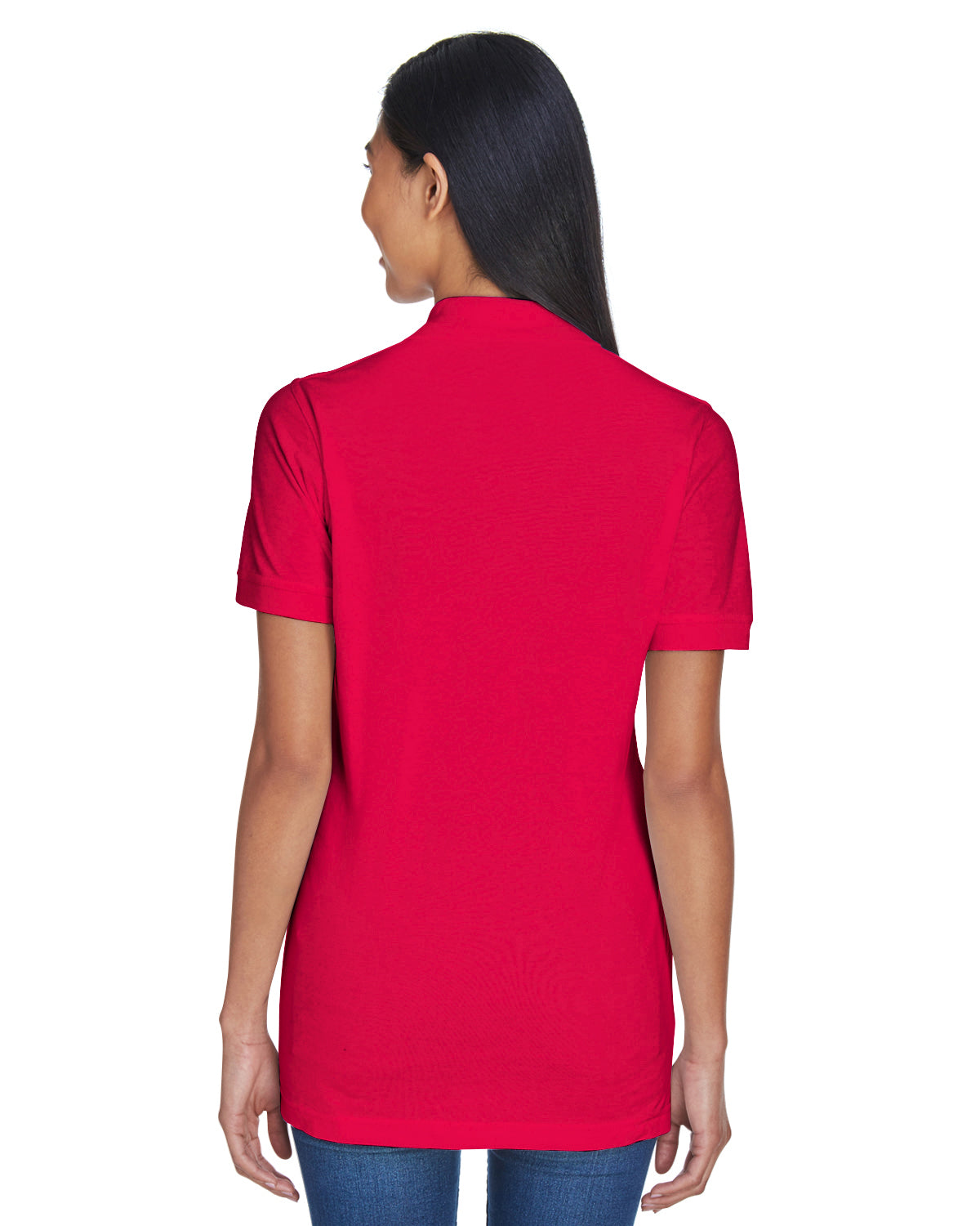 Women's Classic Piqué Polo - Red