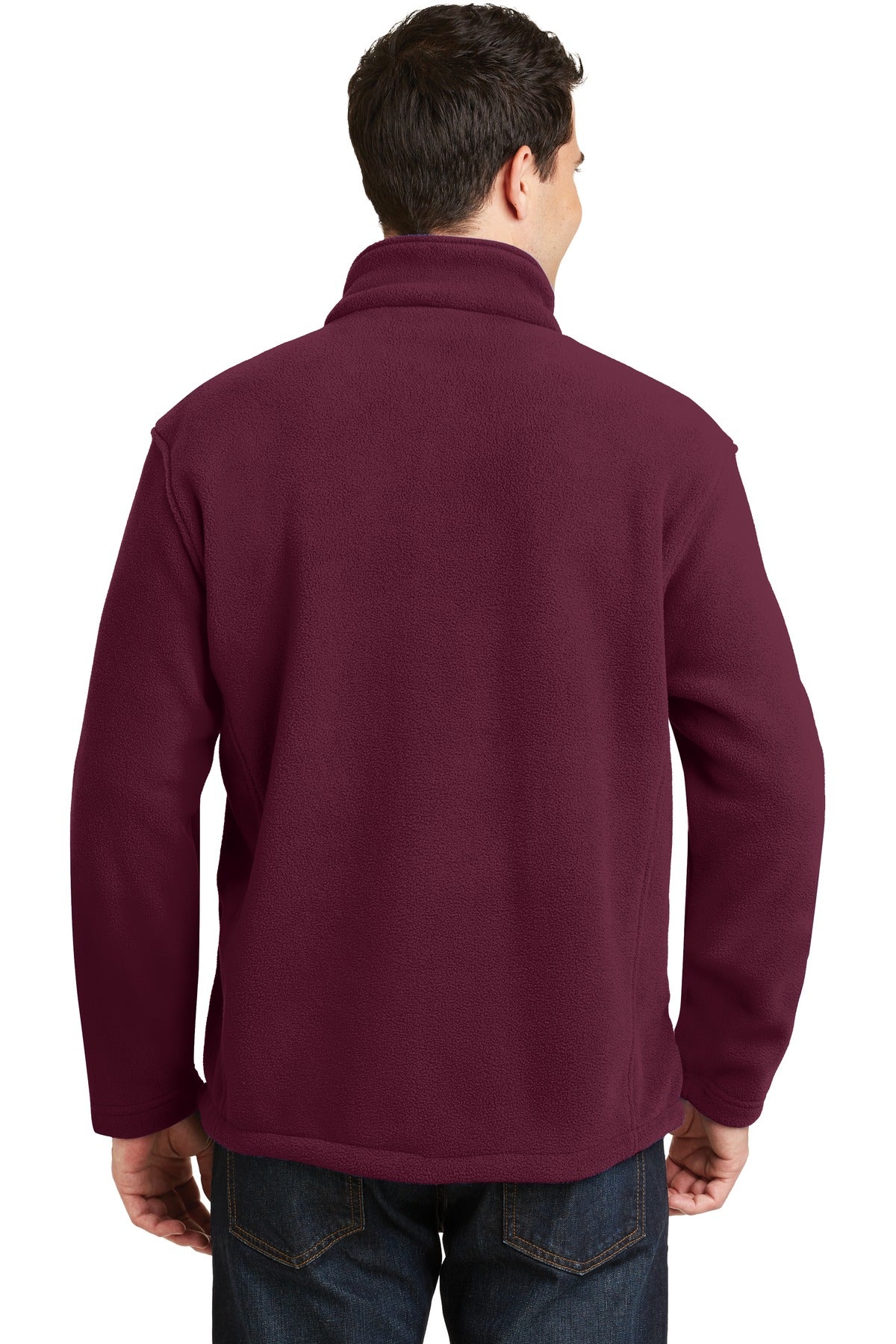 Unisex Value Fleece Jacket - Maroon