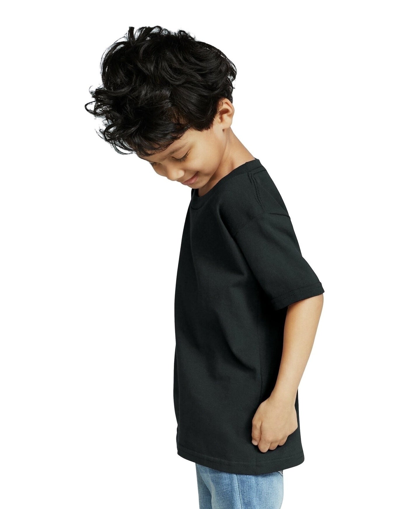 Toddler Heavy Cotton��� T-Shirt - Black
