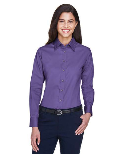 Harriton M500W Team Purple — on model front