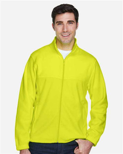 Harriton M990 Safety Yellow — on model front