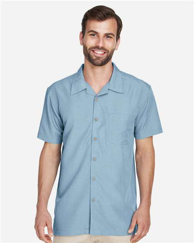 Harriton M560 Cloud Blue — on model front