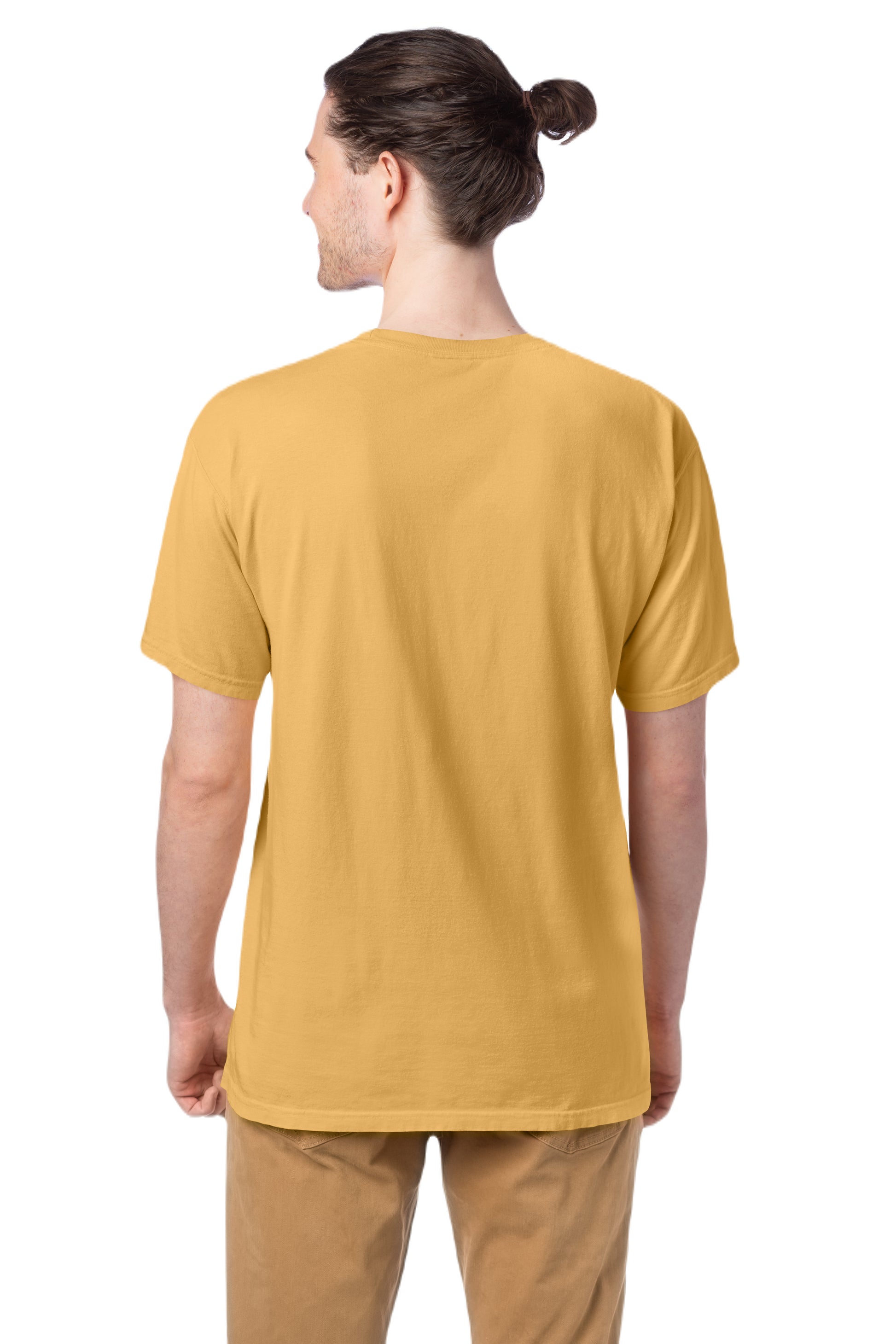 100% Ringspun Cotton Garment-Dyed T-Shirt - Artisan Gold