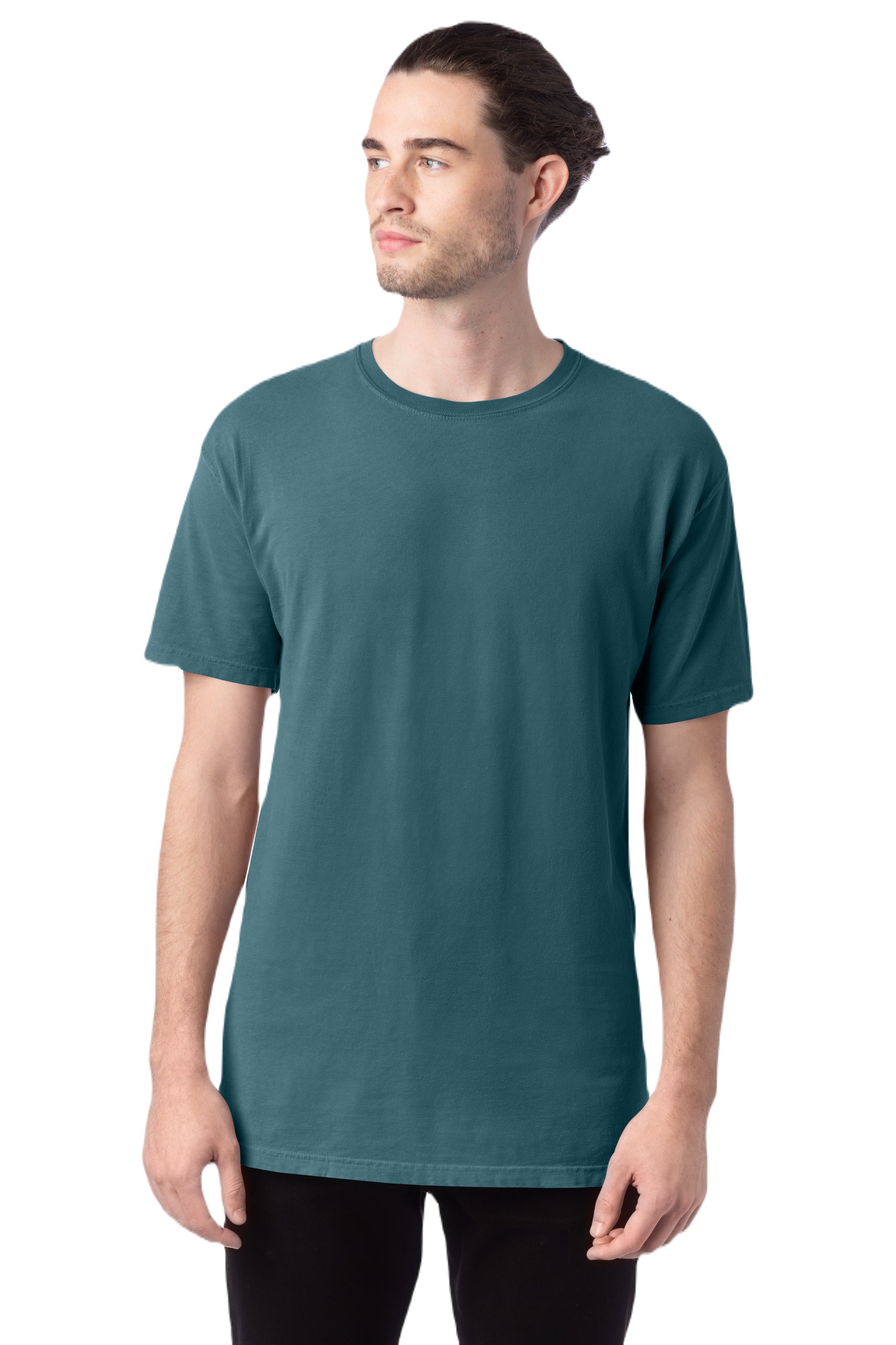 100% Ringspun Cotton Garment-Dyed T-Shirt - Cactus