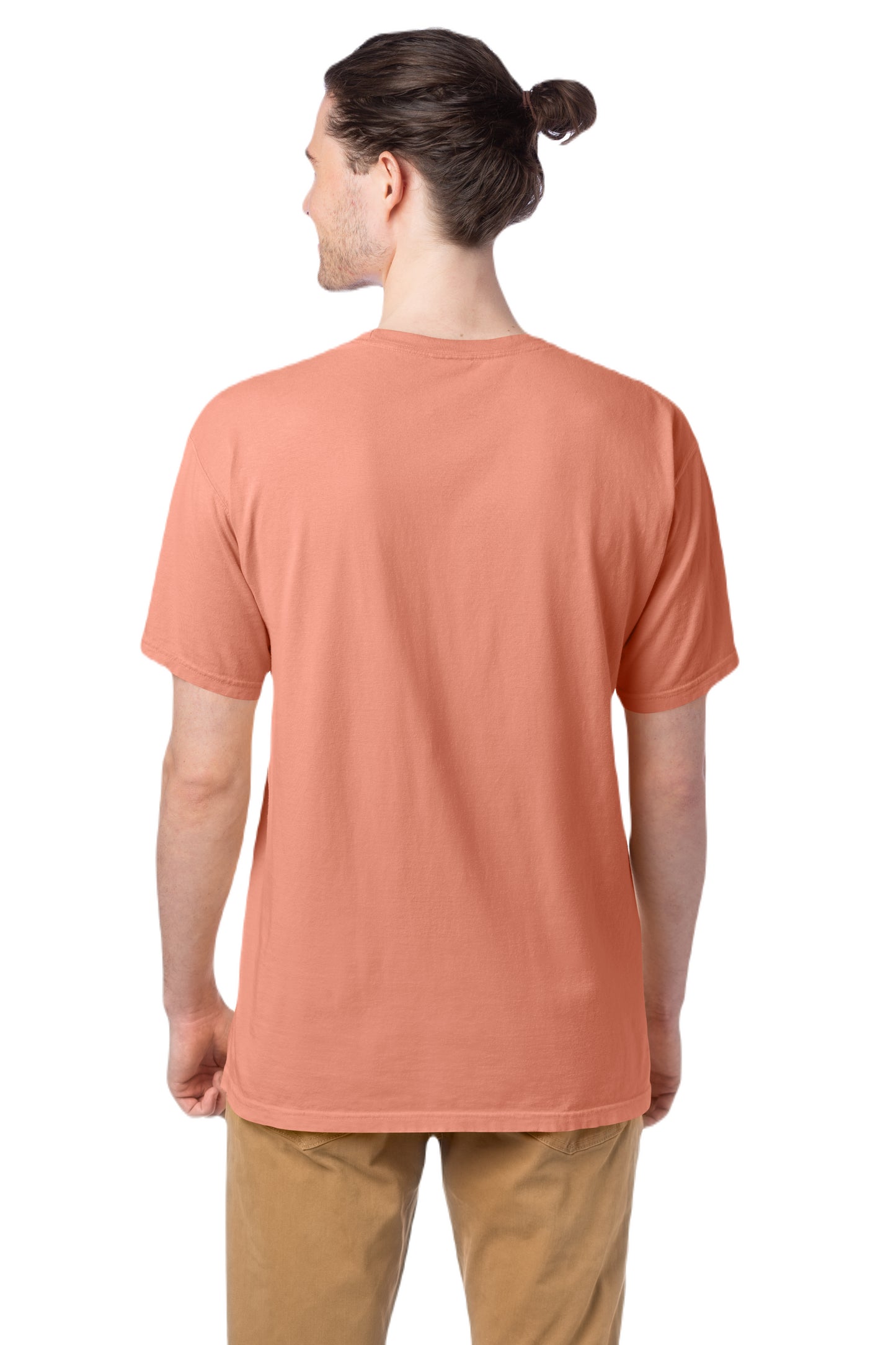 100% Ringspun Cotton Garment-Dyed T-Shirt - Clay