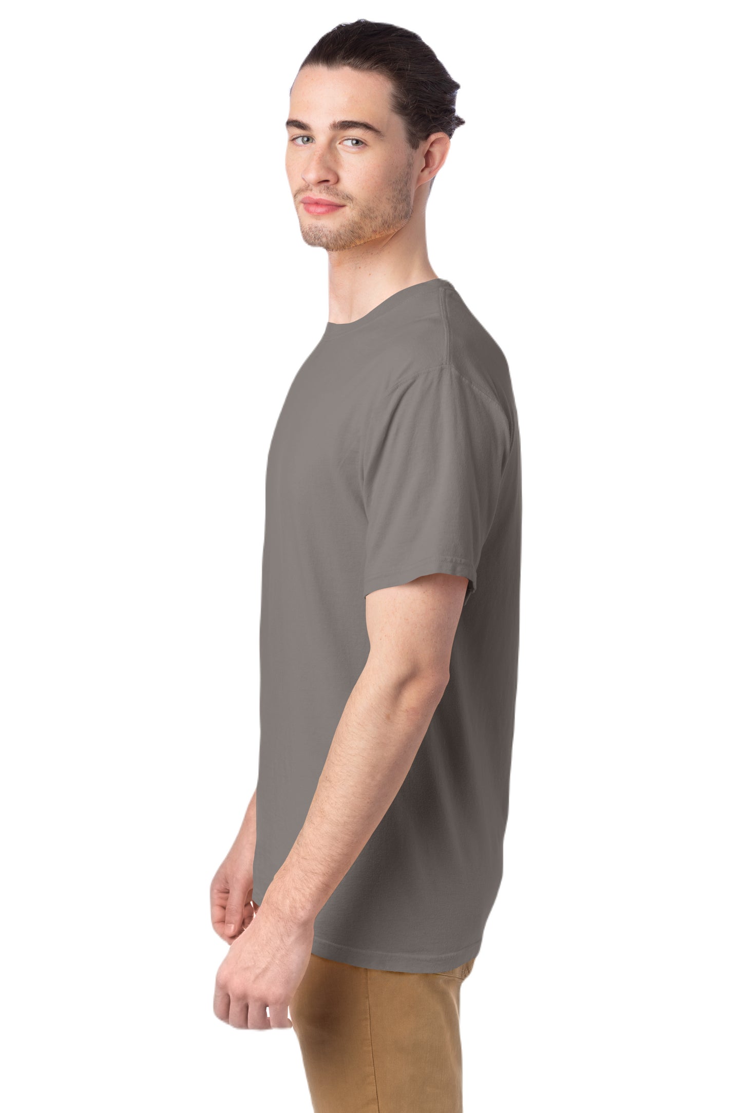100% Ringspun Cotton Garment-Dyed T-Shirt - Concrete