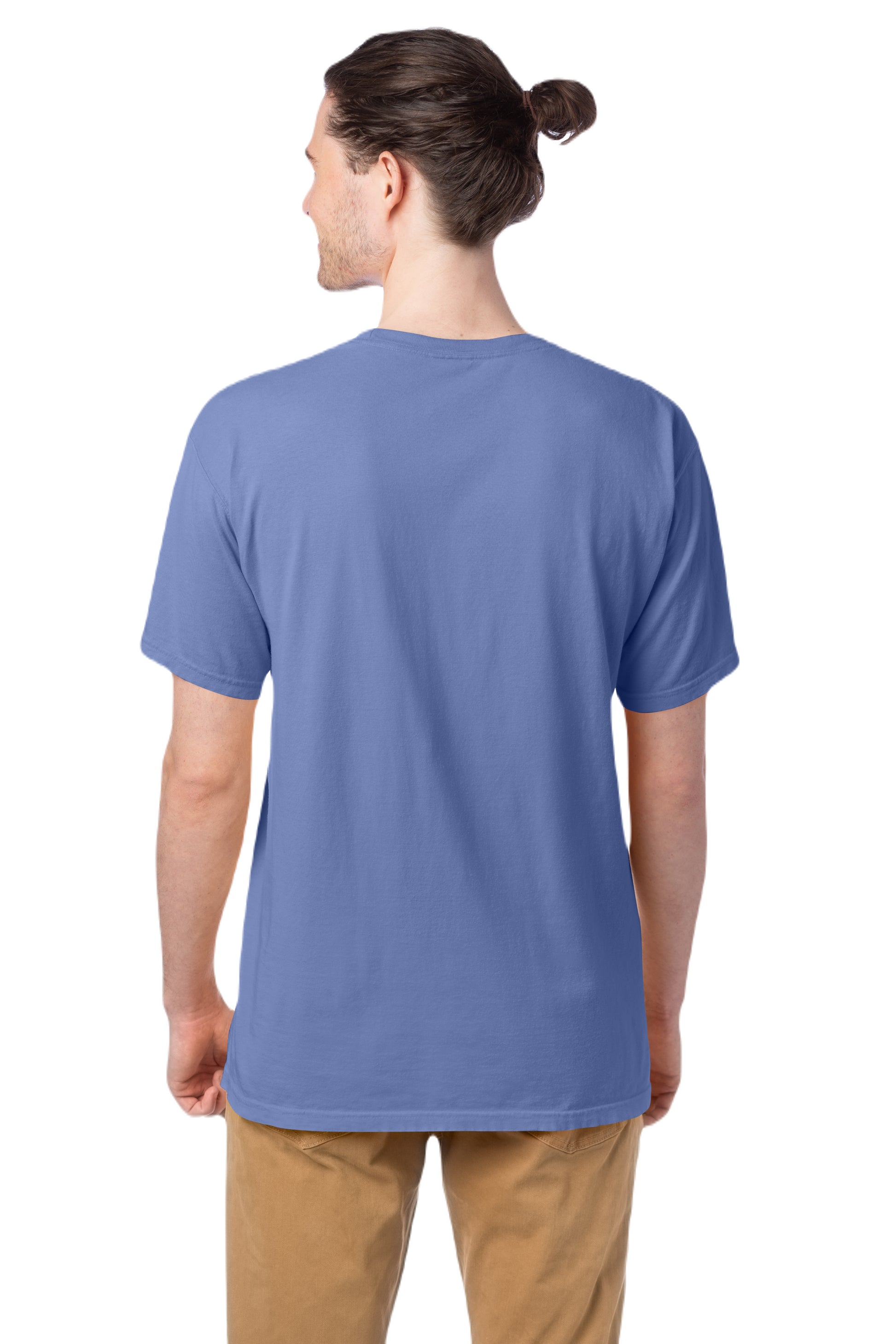 100% Ringspun Cotton Garment-Dyed T-Shirt - Frontier Blue