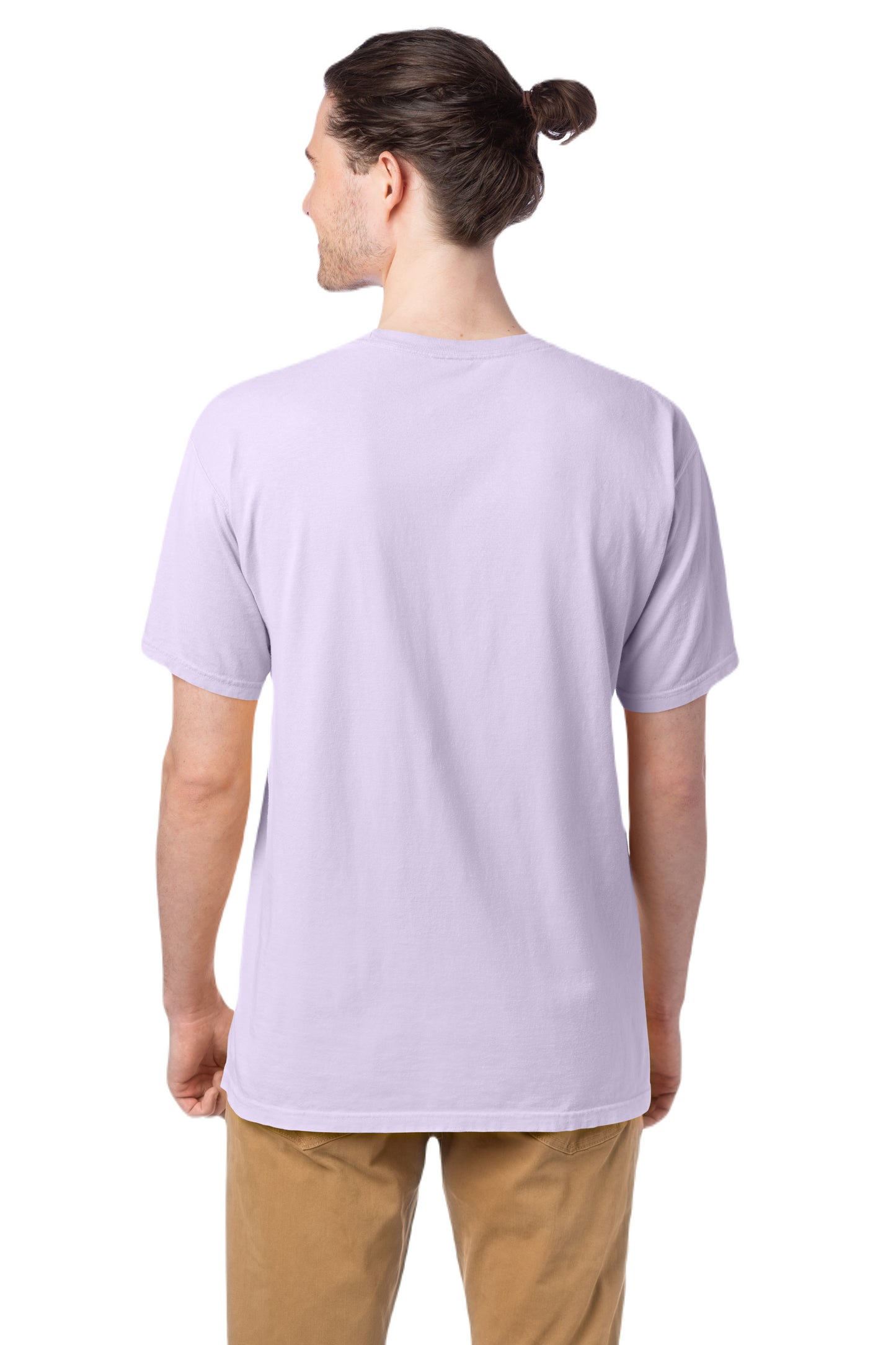 100% Ringspun Cotton Garment-Dyed T-Shirt - Future Lavender
