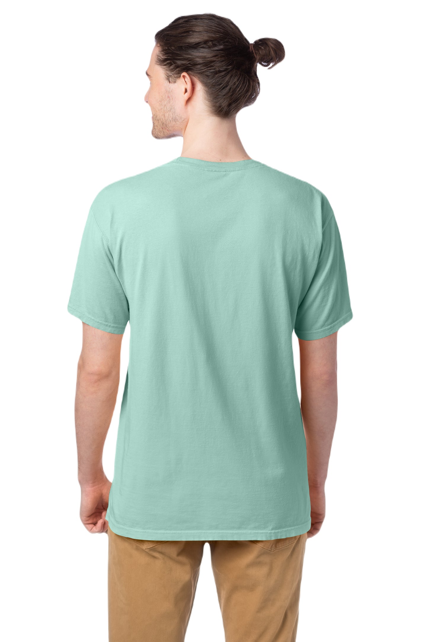 100% Ringspun Cotton Garment-Dyed T-Shirt - Honeydew