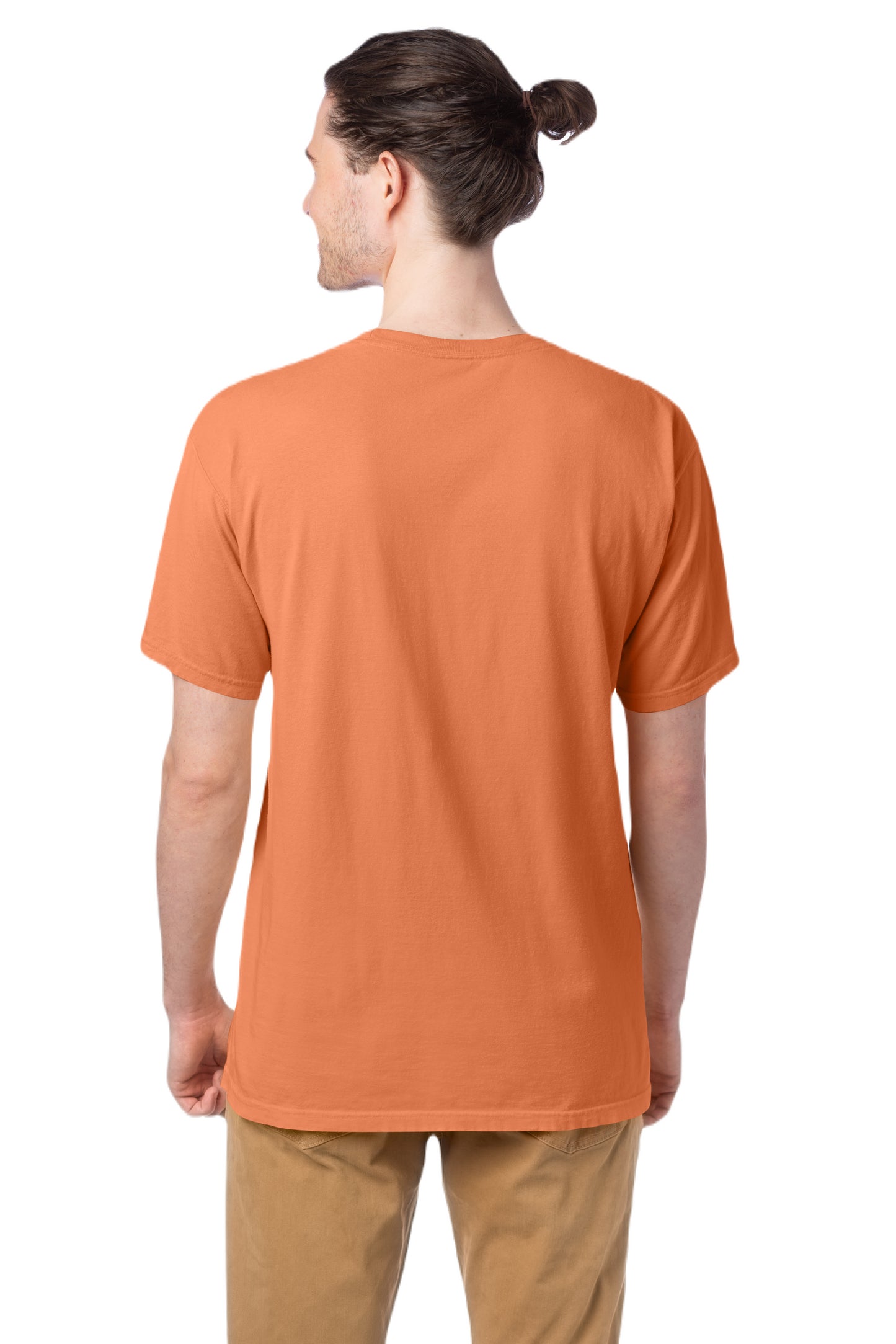 100% Ringspun Cotton Garment-Dyed T-Shirt - Horizon Orange