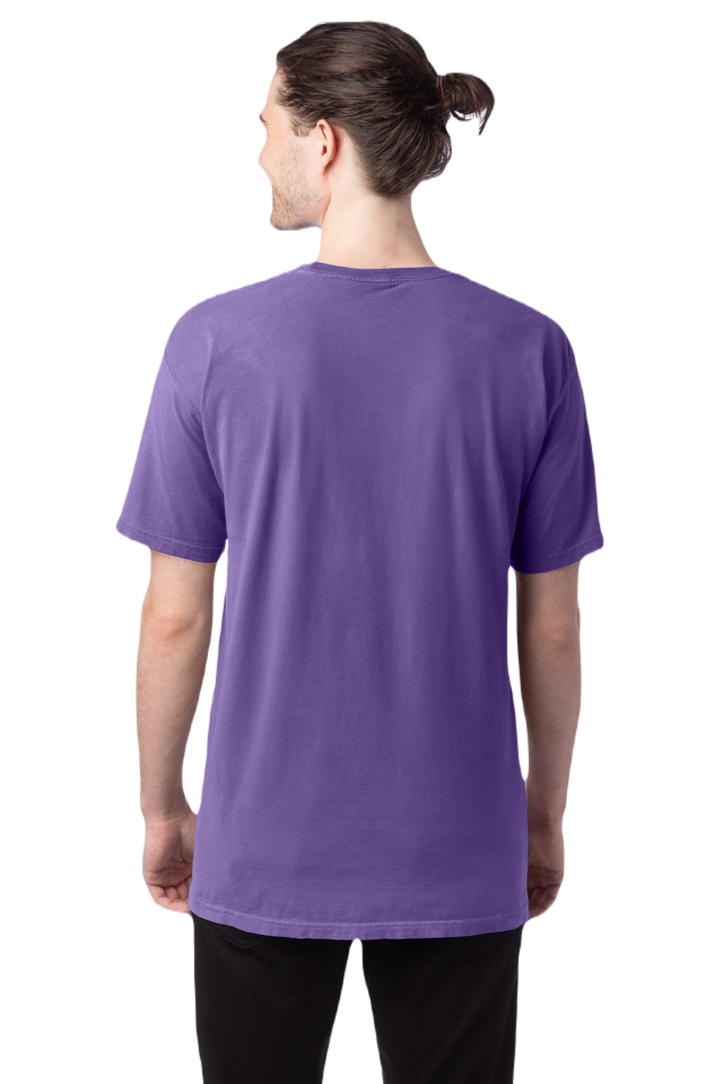 100% Ringspun Cotton Garment-Dyed T-Shirt - Lavender
