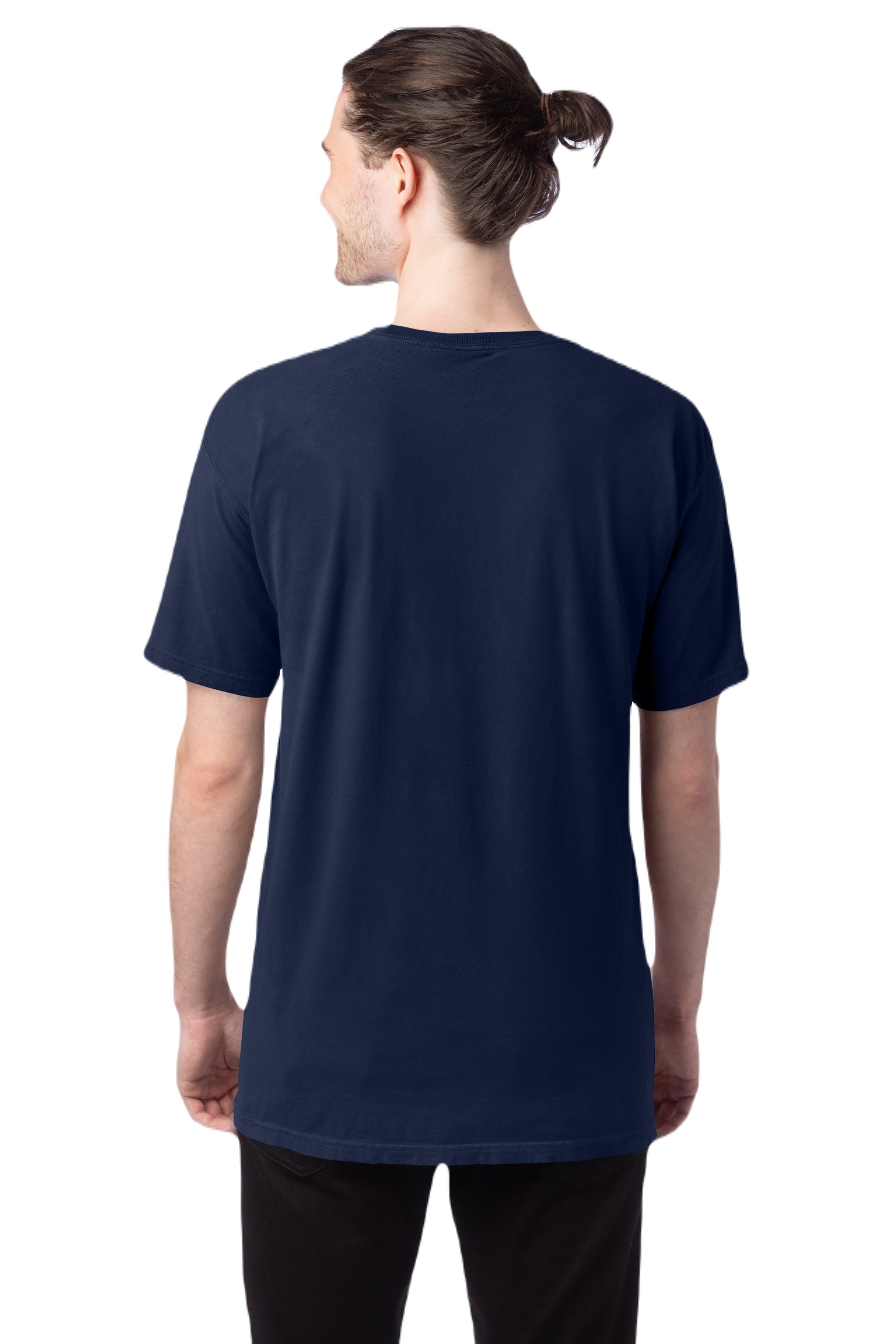 100% Ringspun Cotton Garment-Dyed T-Shirt - Navy