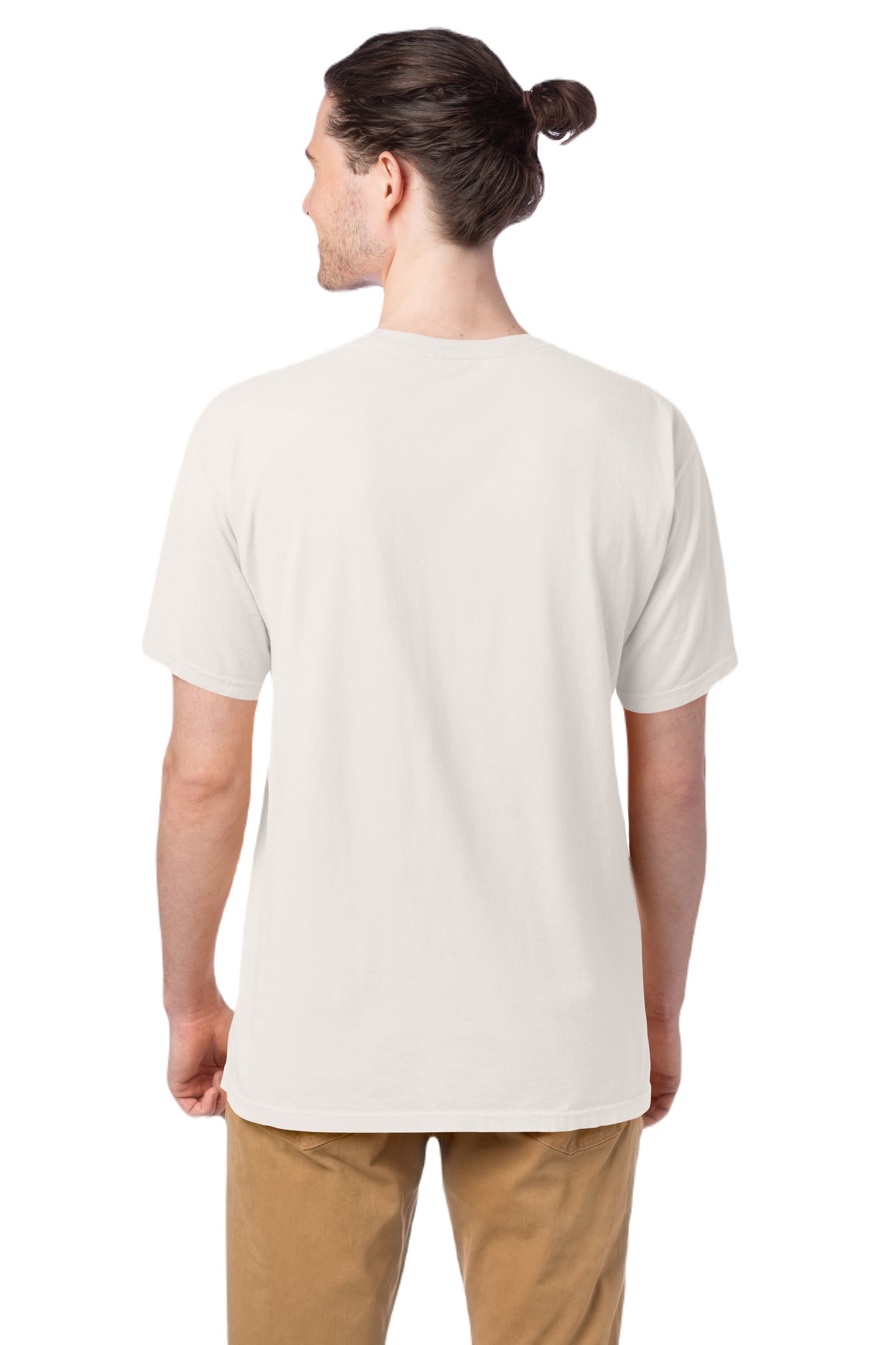 100% Ringspun Cotton Garment-Dyed T-Shirt - Parchment