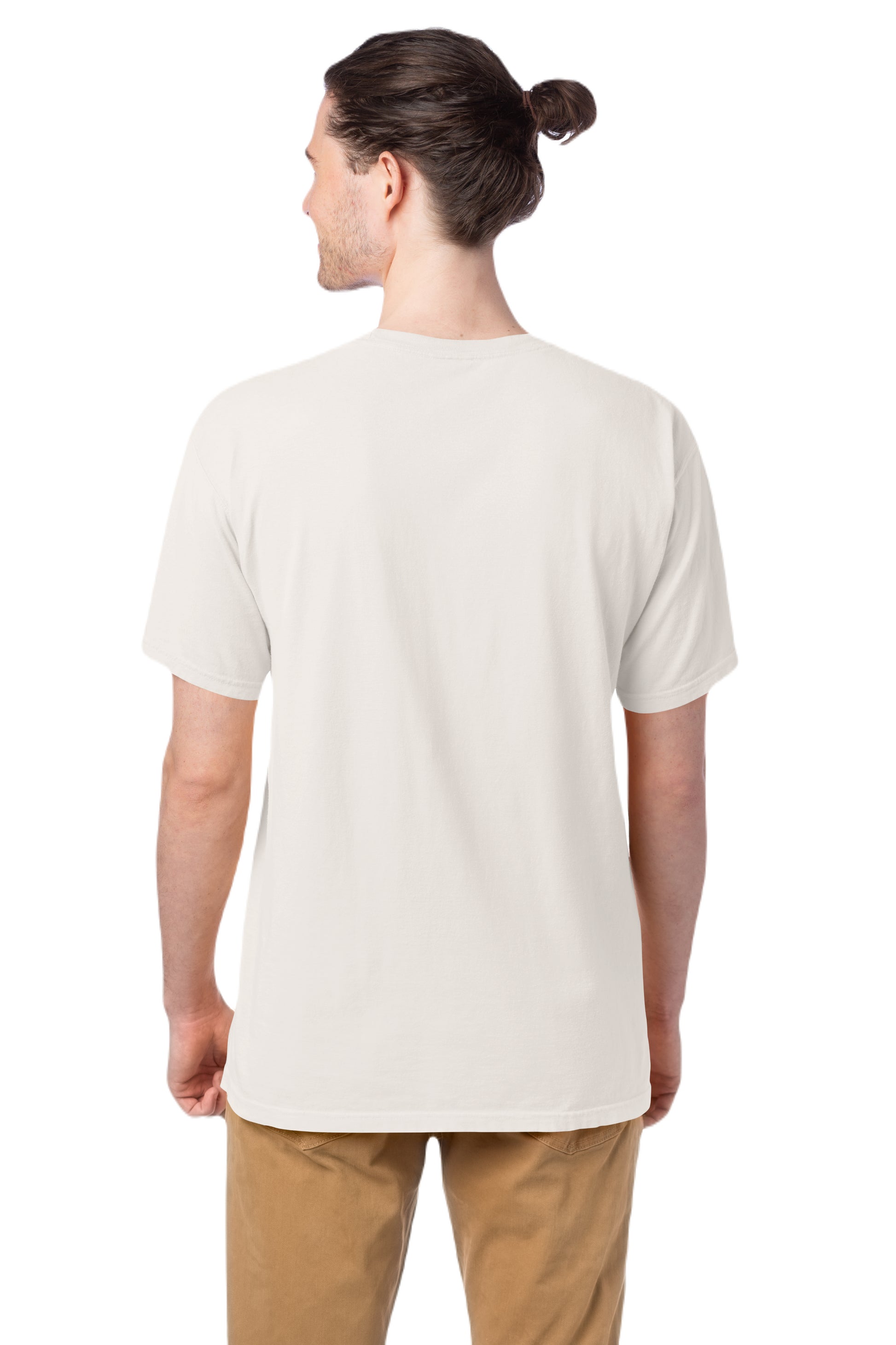 100% Ringspun Cotton Garment-Dyed T-Shirt - Parchment