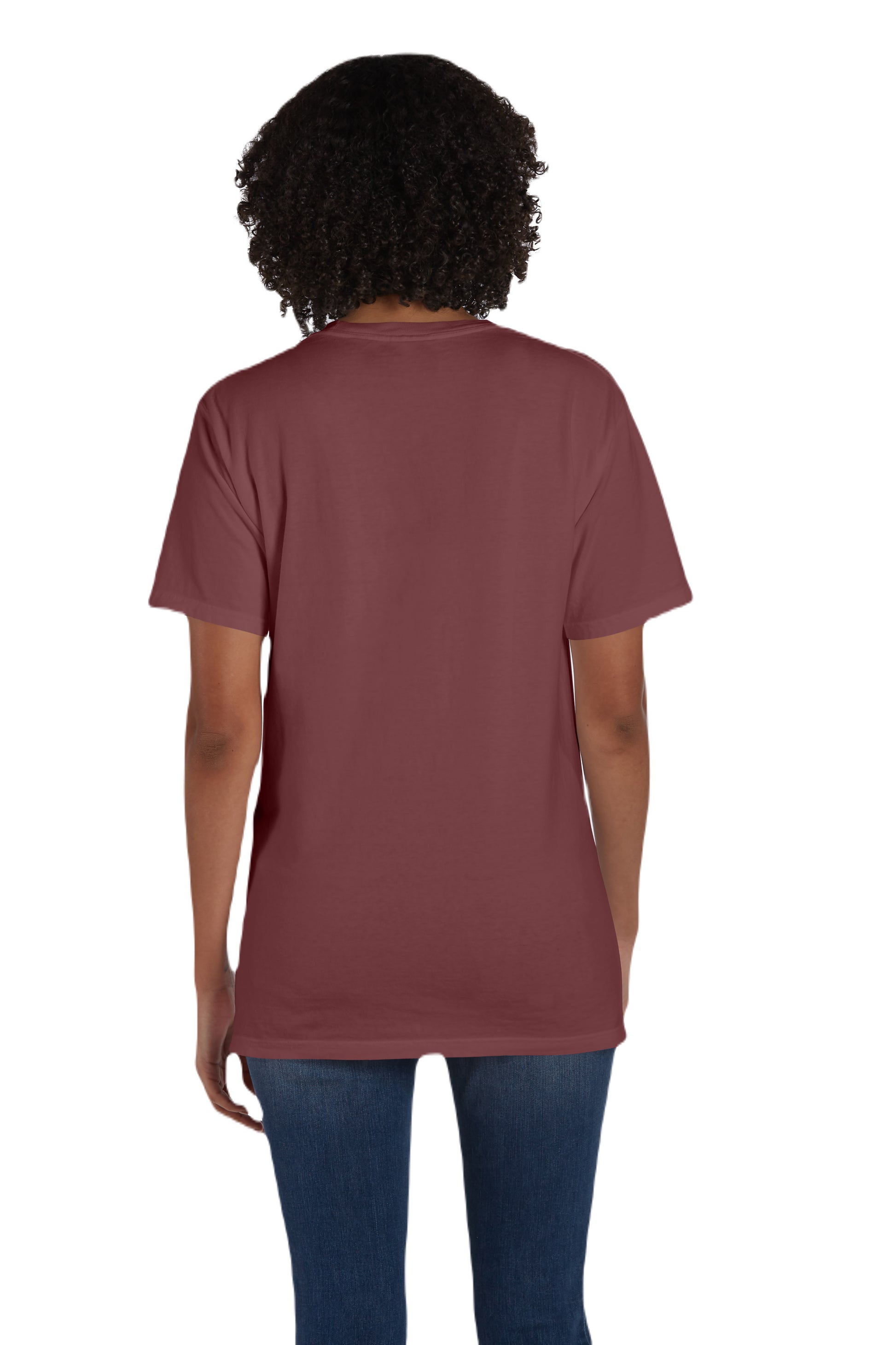 Unisex 100% Ringspun Cotton Garment-Dyed T-Shirt with Pocket - Cayenne