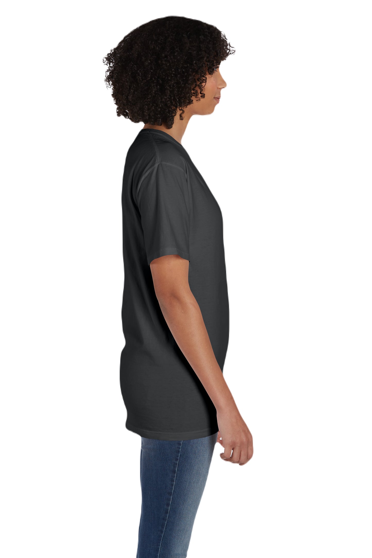 Unisex 100% Ringspun Cotton Garment-Dyed T-Shirt with Pocket - New Railroad