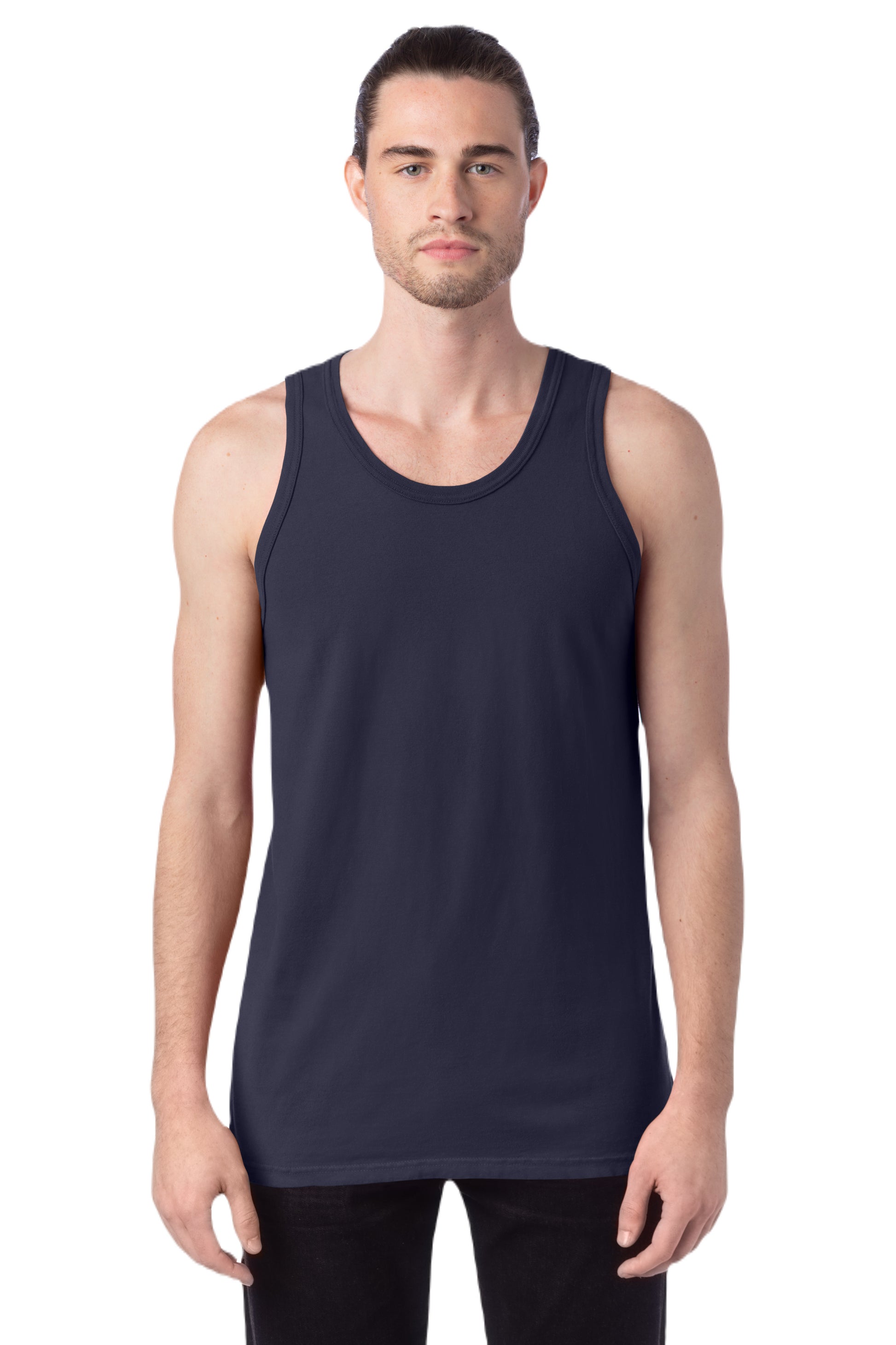 Unisex 100% Ringspun Cotton Garment-Dyed Tank - Anchor Slate