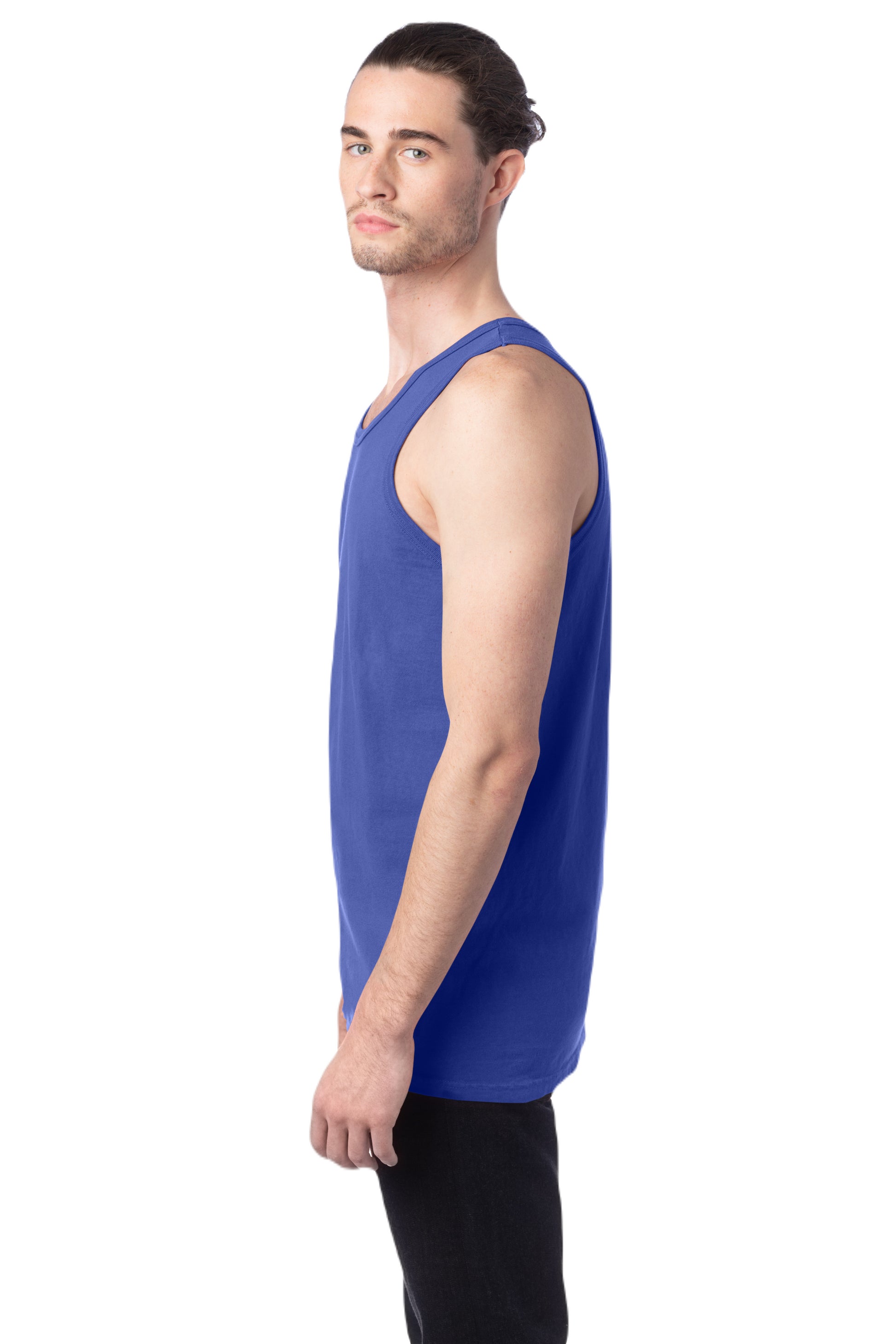 Unisex 100% Ringspun Cotton Garment-Dyed Tank - Deep Forte