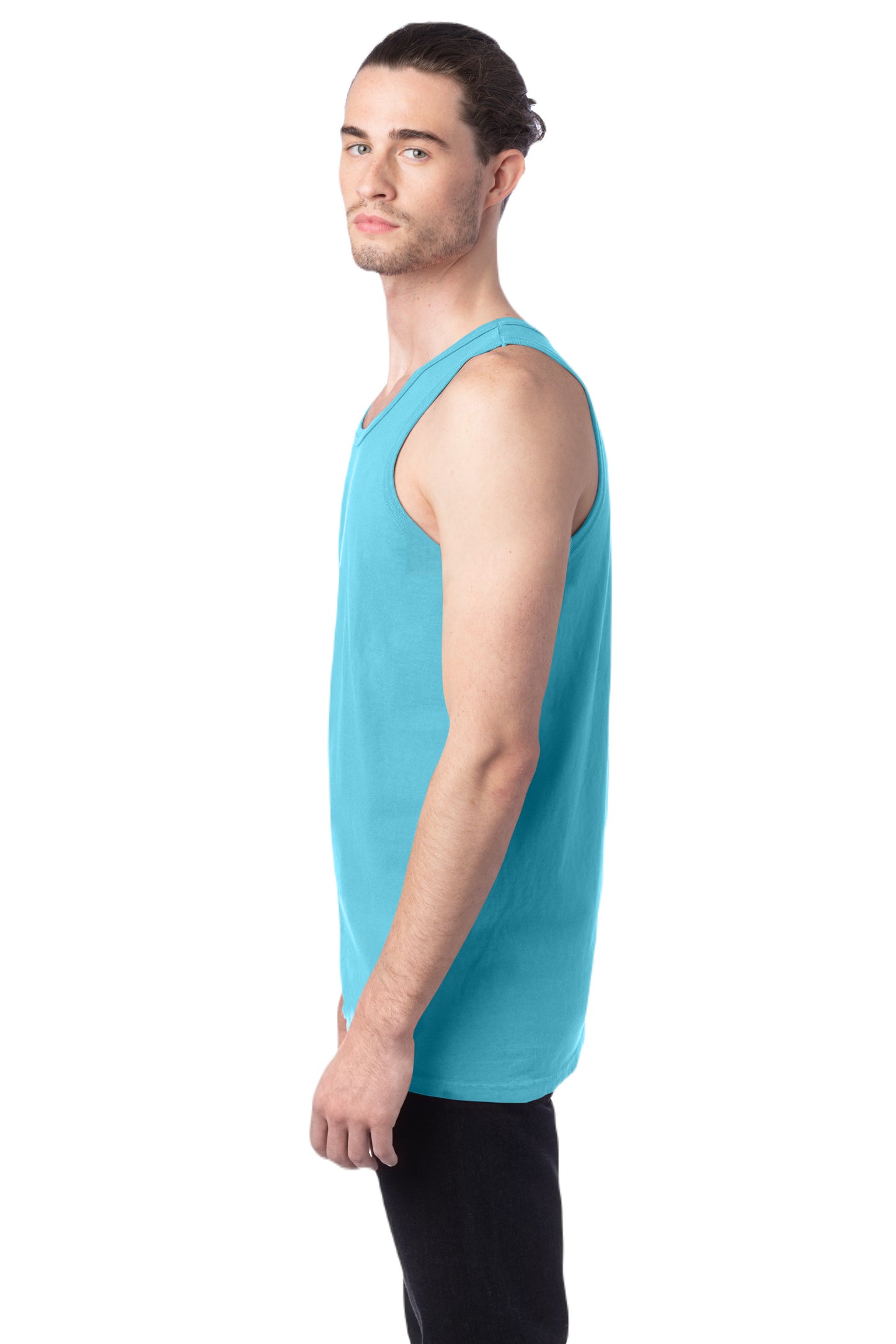 Unisex 100% Ringspun Cotton Garment-Dyed Tank - Freshwater