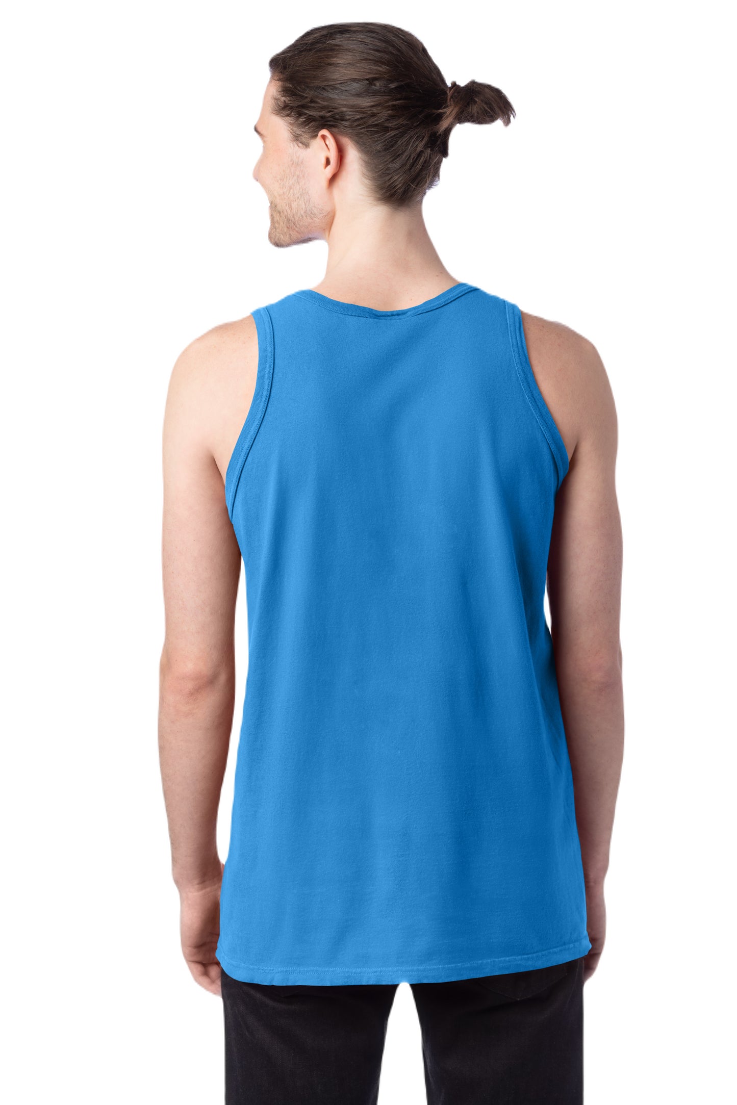 Unisex 100% Ringspun Cotton Garment-Dyed Tank - Summer Sky