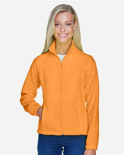 Harriton M990W Safety Orange — on model front
