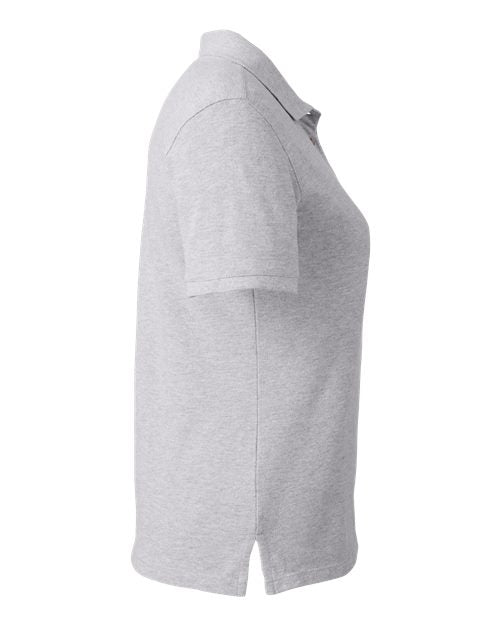 Harriton M200W Grey Heather — direct side