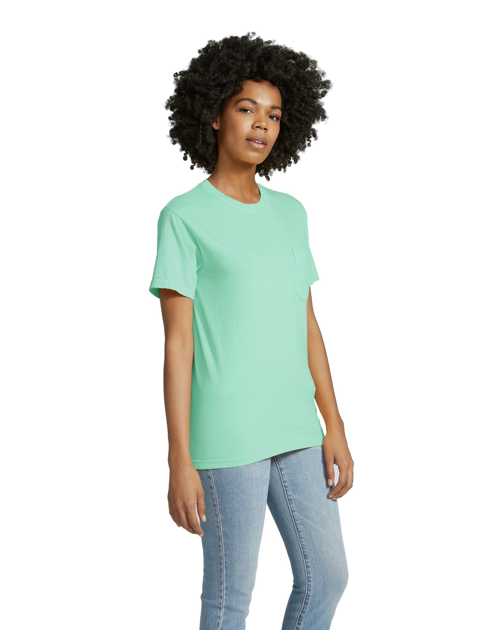 Unisex Heavyweight RS Pocket T-Shirt - Island Reef