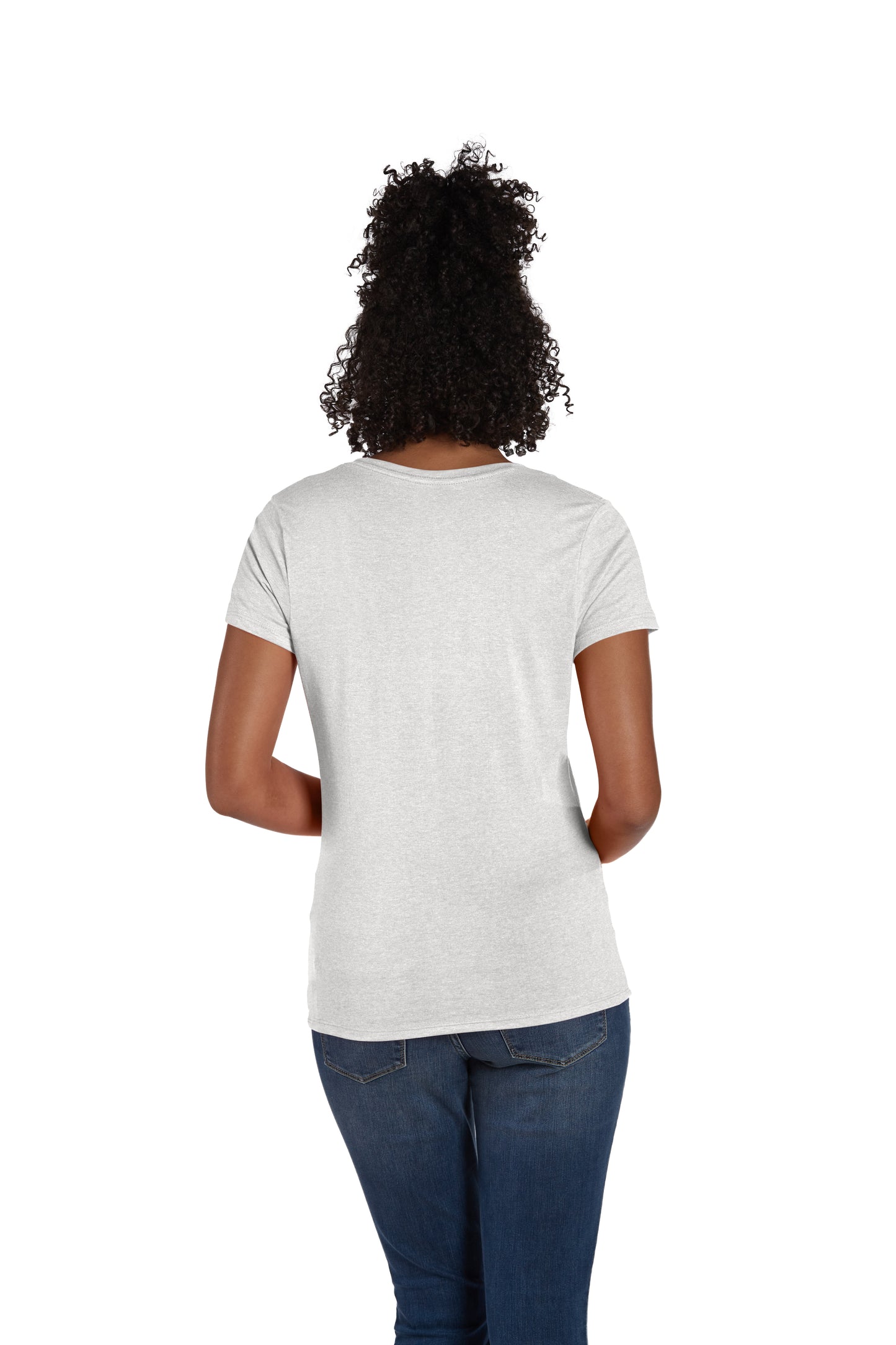 Women's Perfect-T Triblend Short Sleeve V-neck - Eco White
