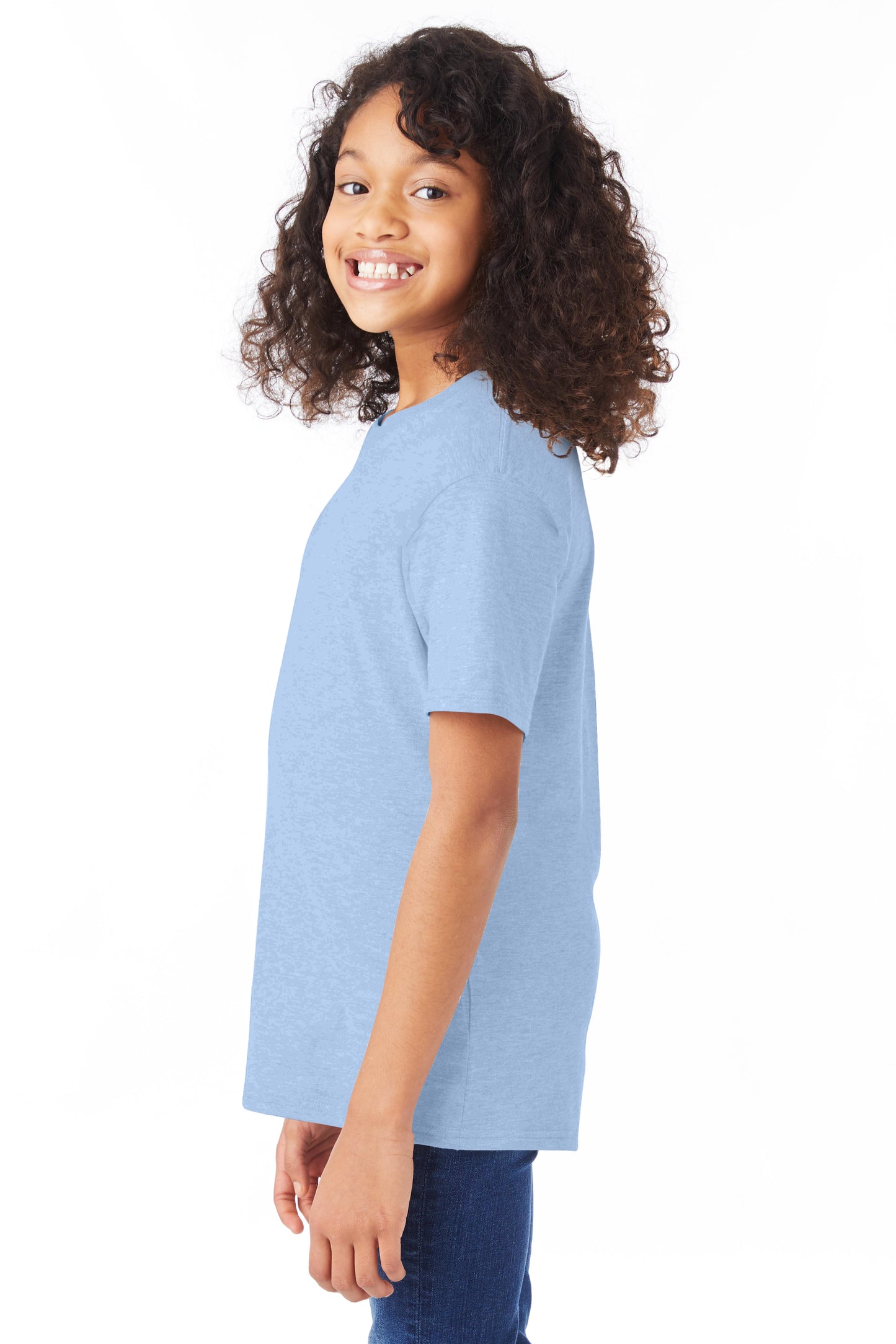 Youth Perfect-T Short Sleeve Tee - Light Blue