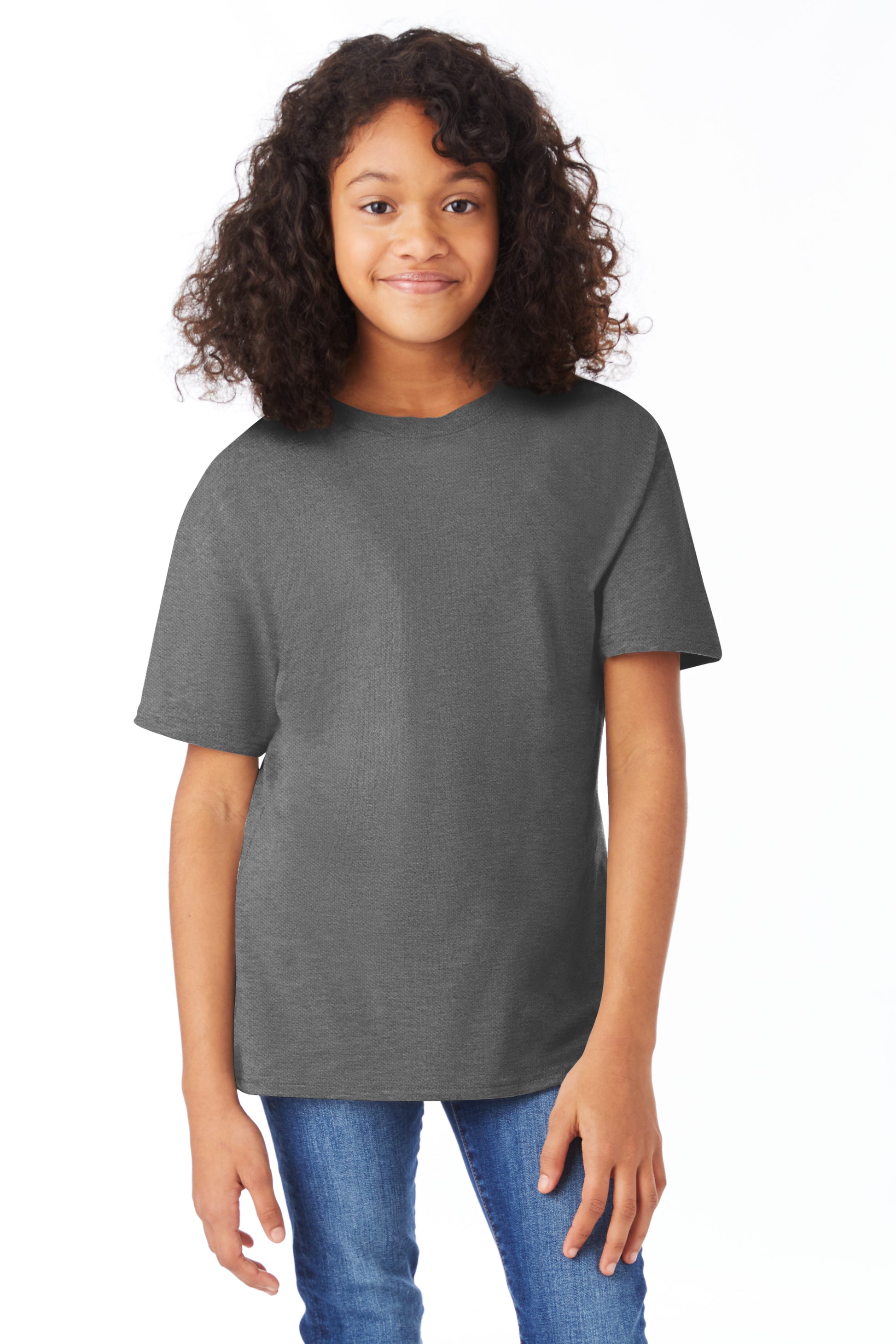 Youth Perfect-T Short Sleeve Tee - Smoke Gray