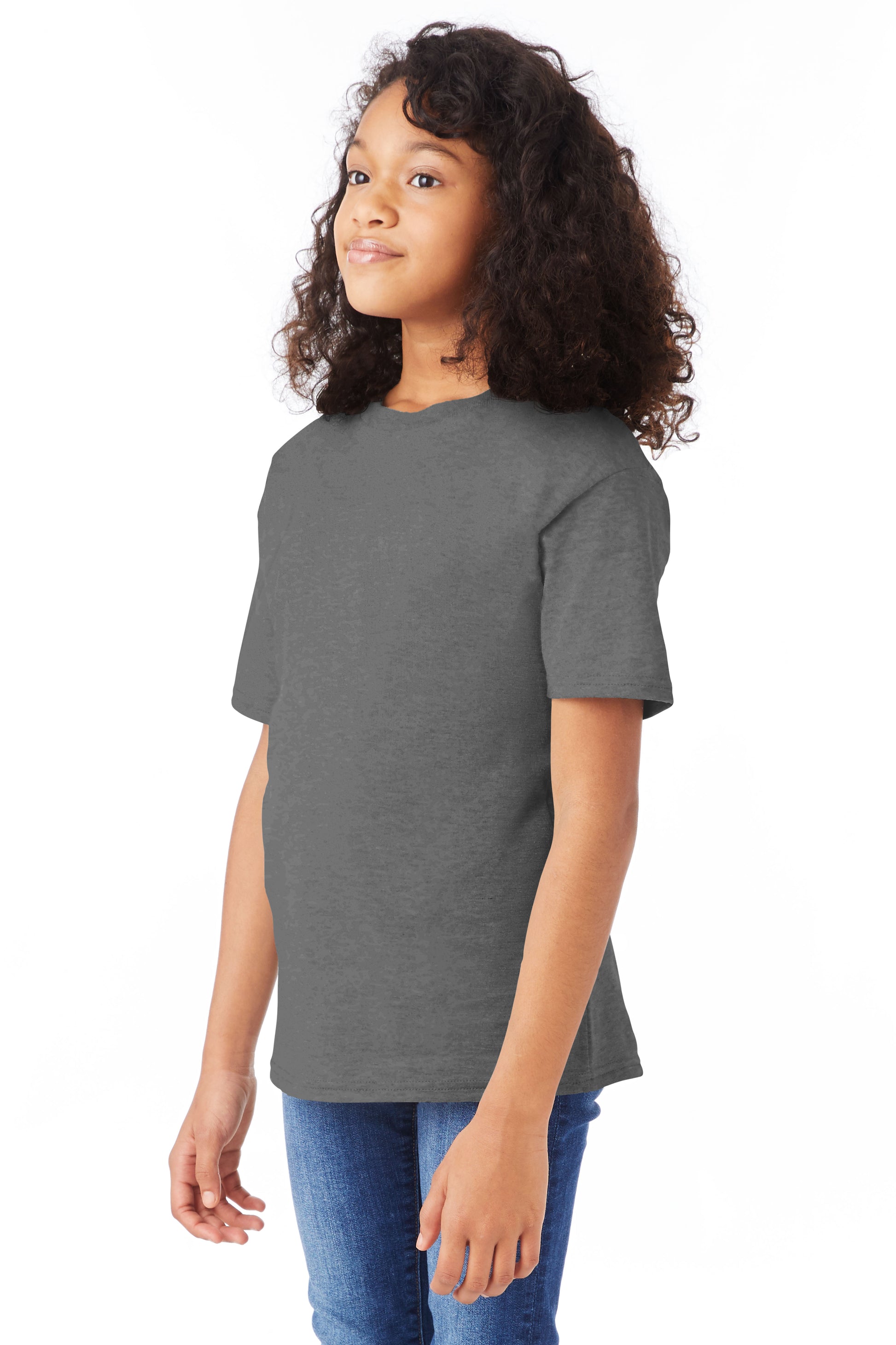 Youth Perfect-T Short Sleeve Tee - Smoke Gray