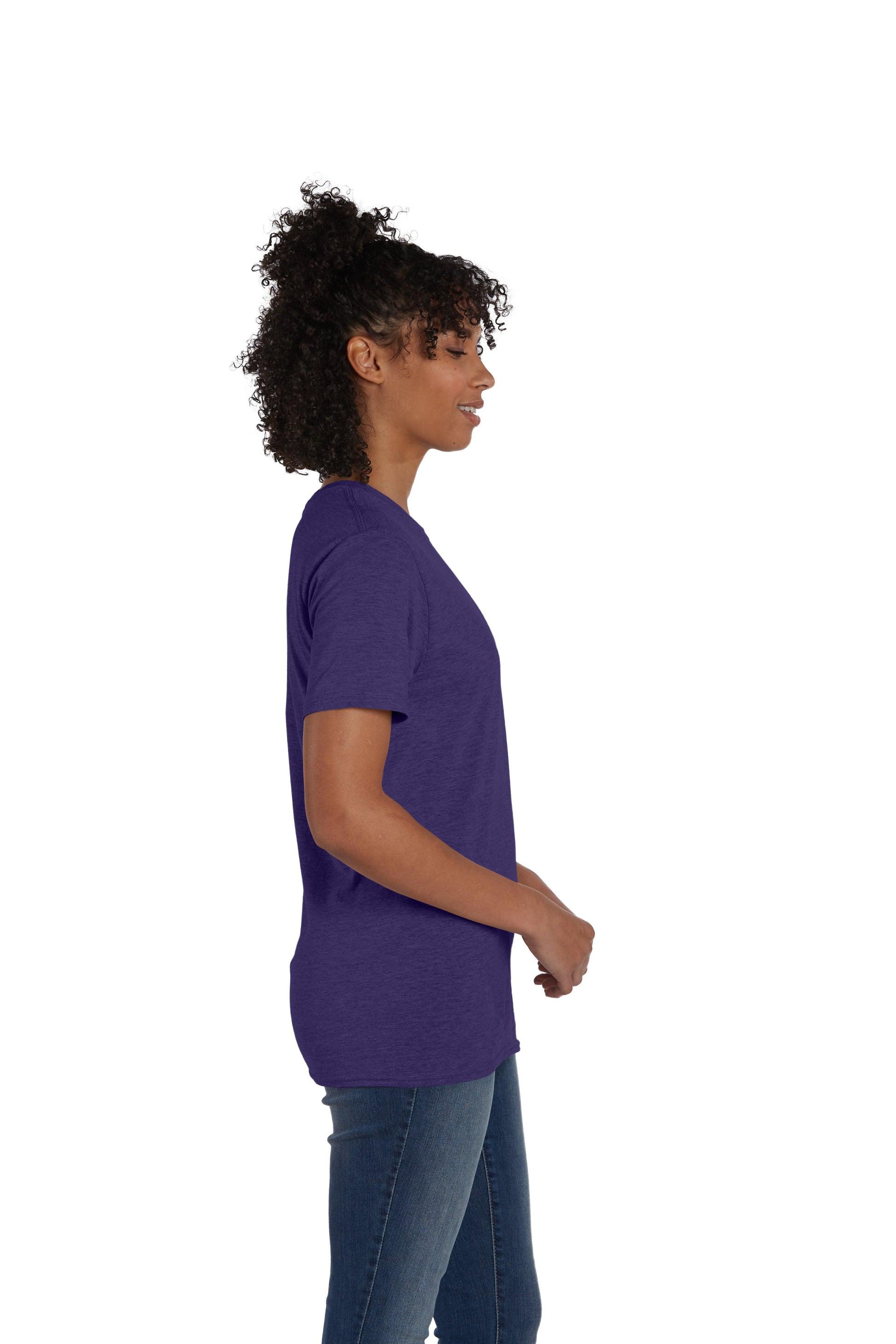Perfect-T Short Sleeve Tee - Grape Smash Heather
