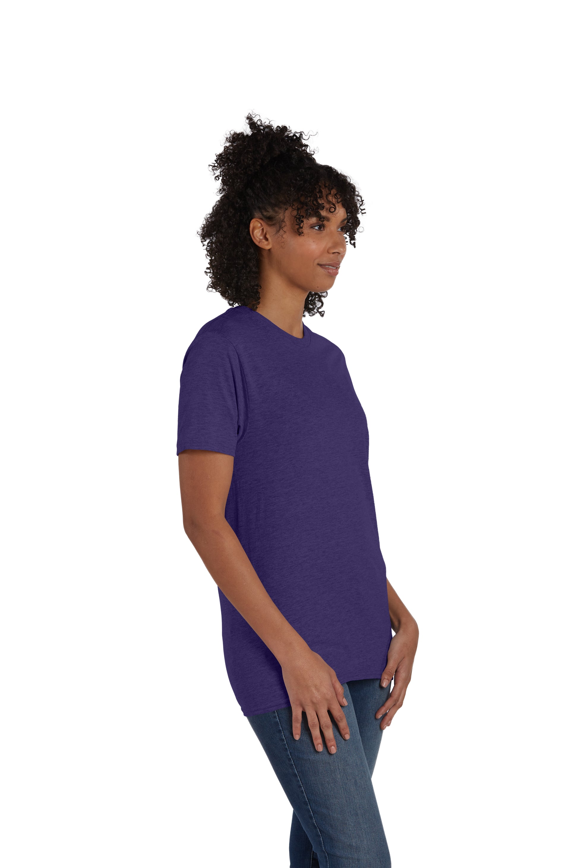 Perfect-T Short Sleeve Tee - Grape Smash Heather