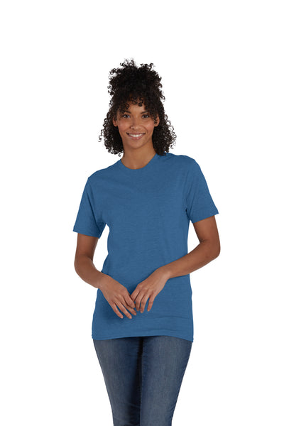 Perfect-T Short Sleeve Tee - Heather Blue