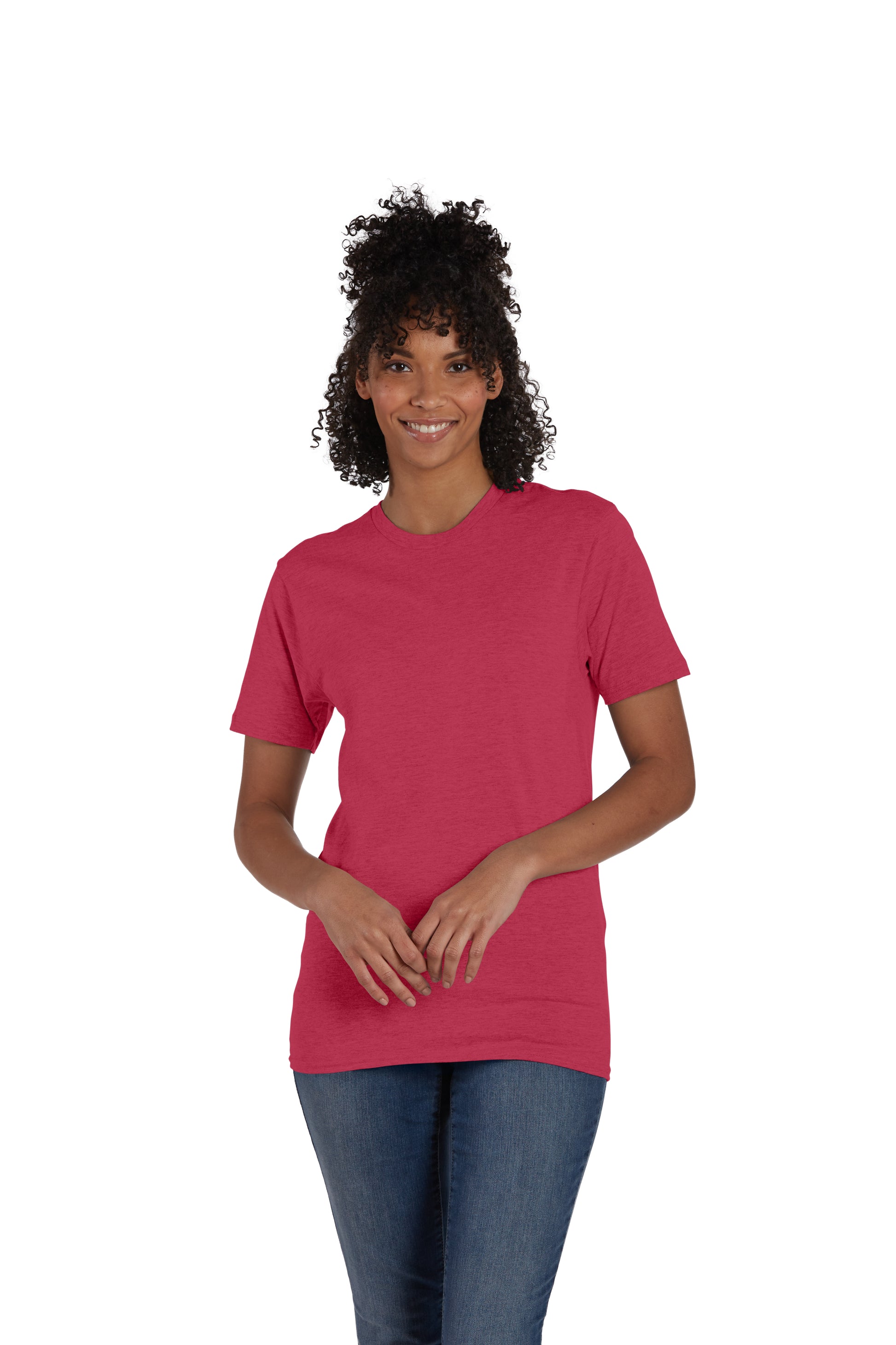Perfect-T Short Sleeve Tee - Heather Red