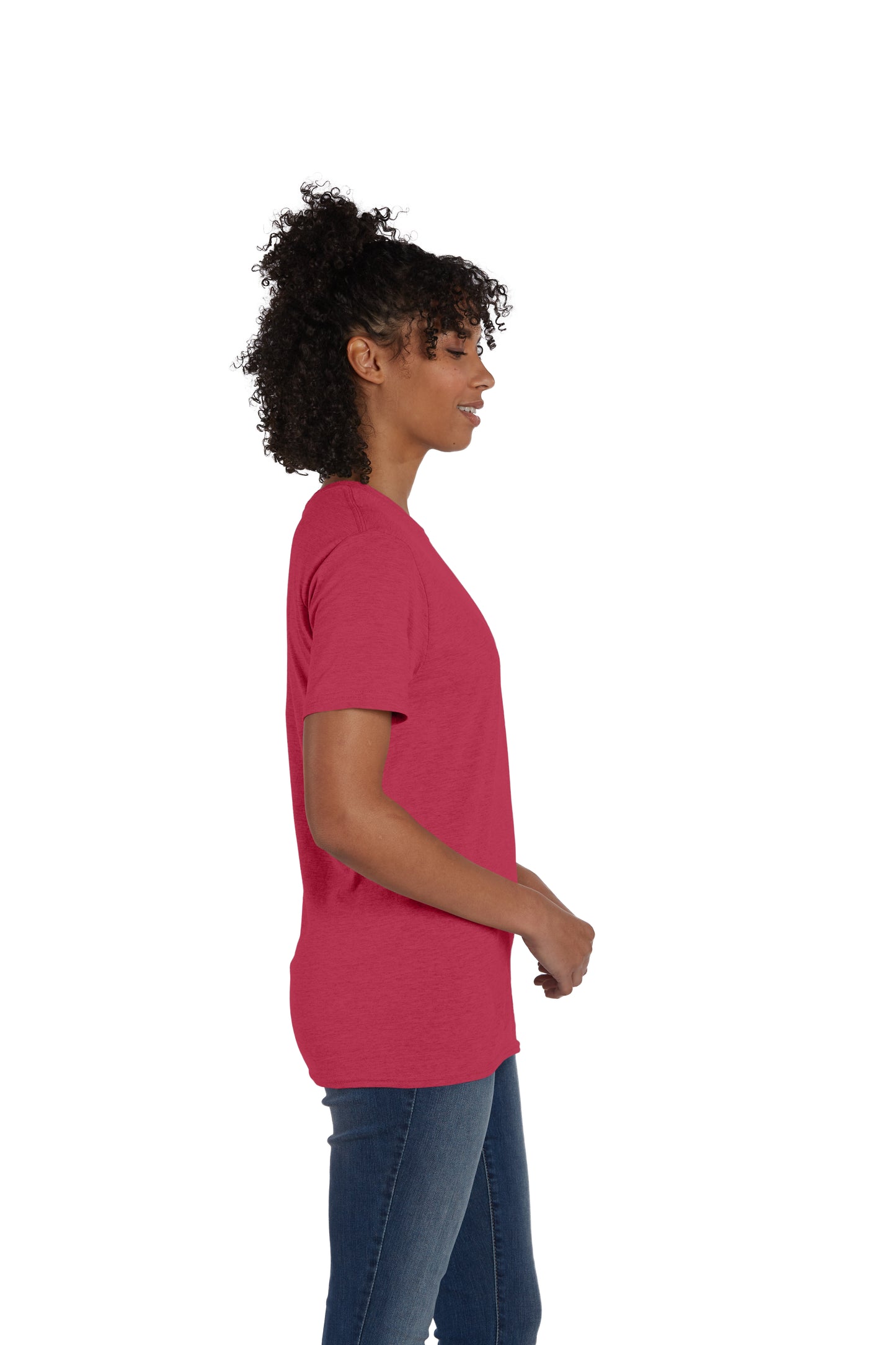 Perfect-T Short Sleeve Tee - Heather Red