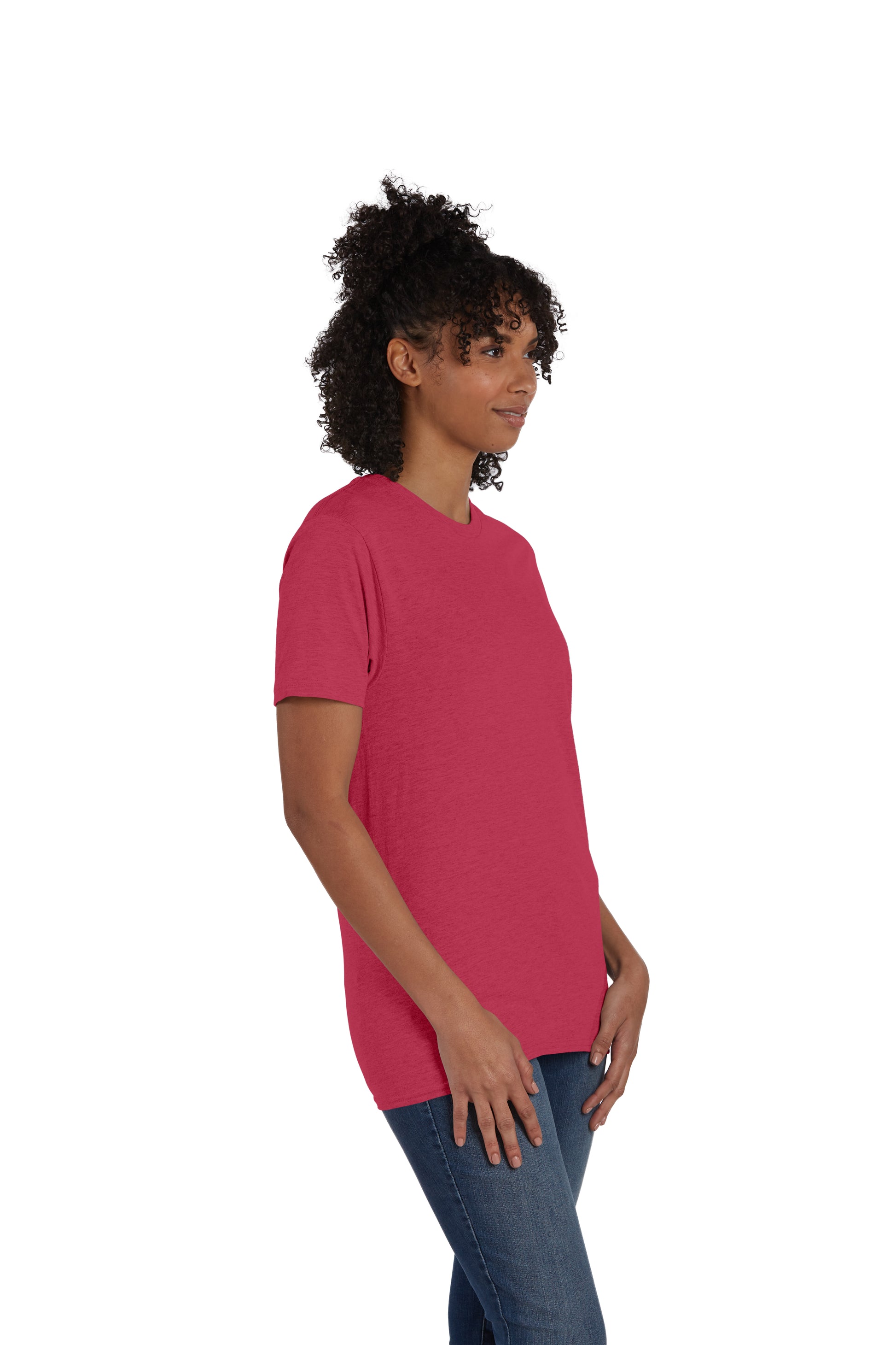 Perfect-T Short Sleeve Tee - Heather Red