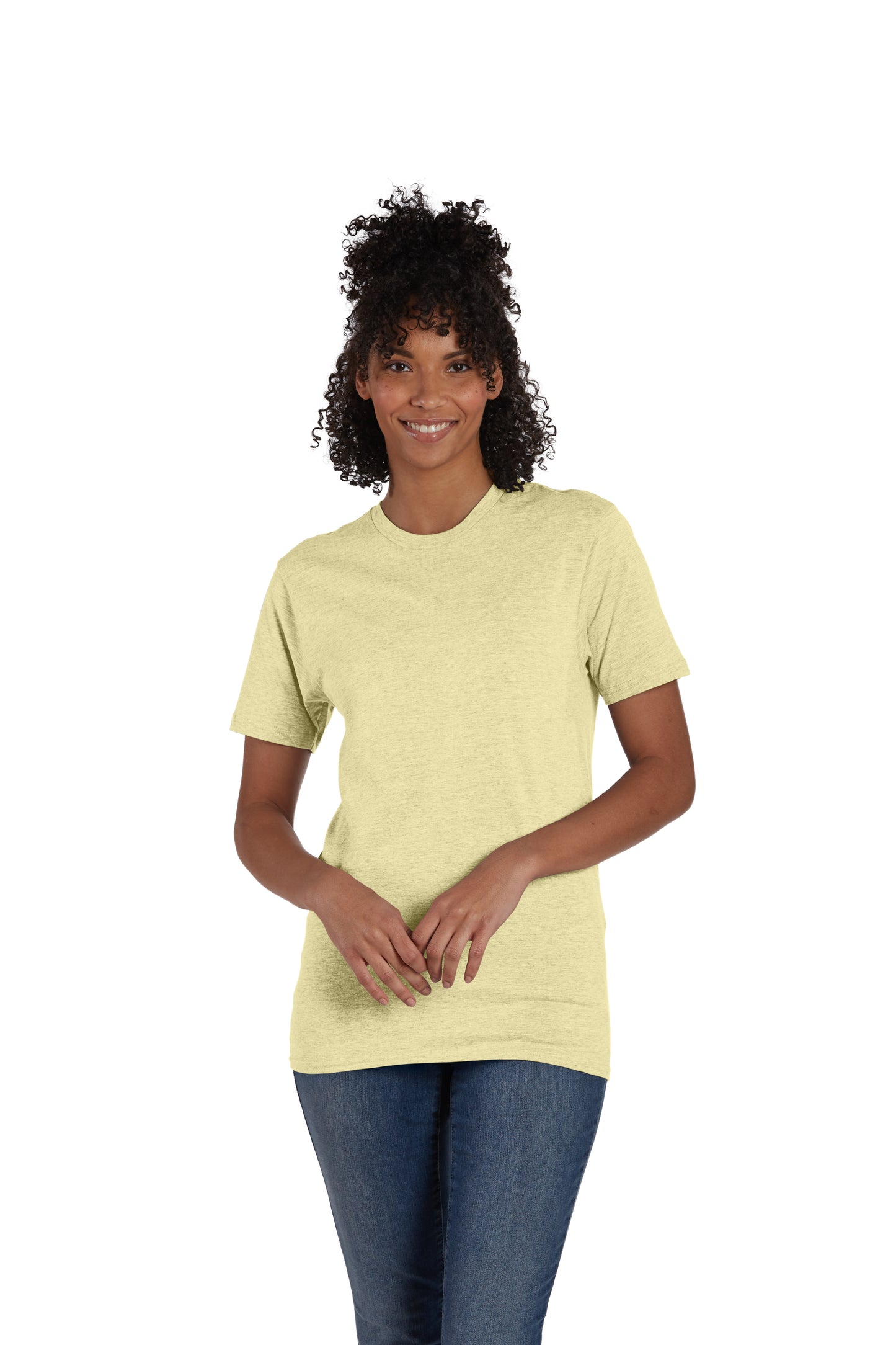 Perfect-T Short Sleeve Tee - Lemon Meringue Heather