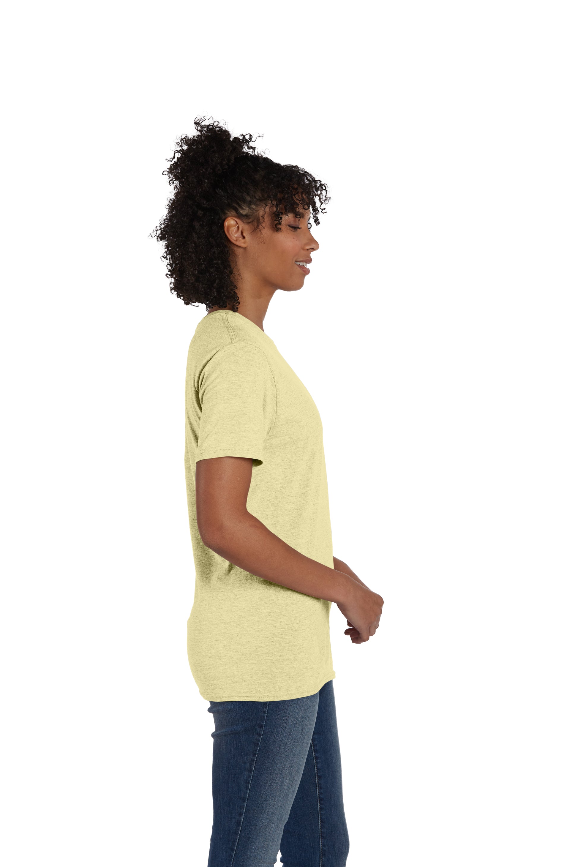 Perfect-T Short Sleeve Tee - Lemon Meringue Heather
