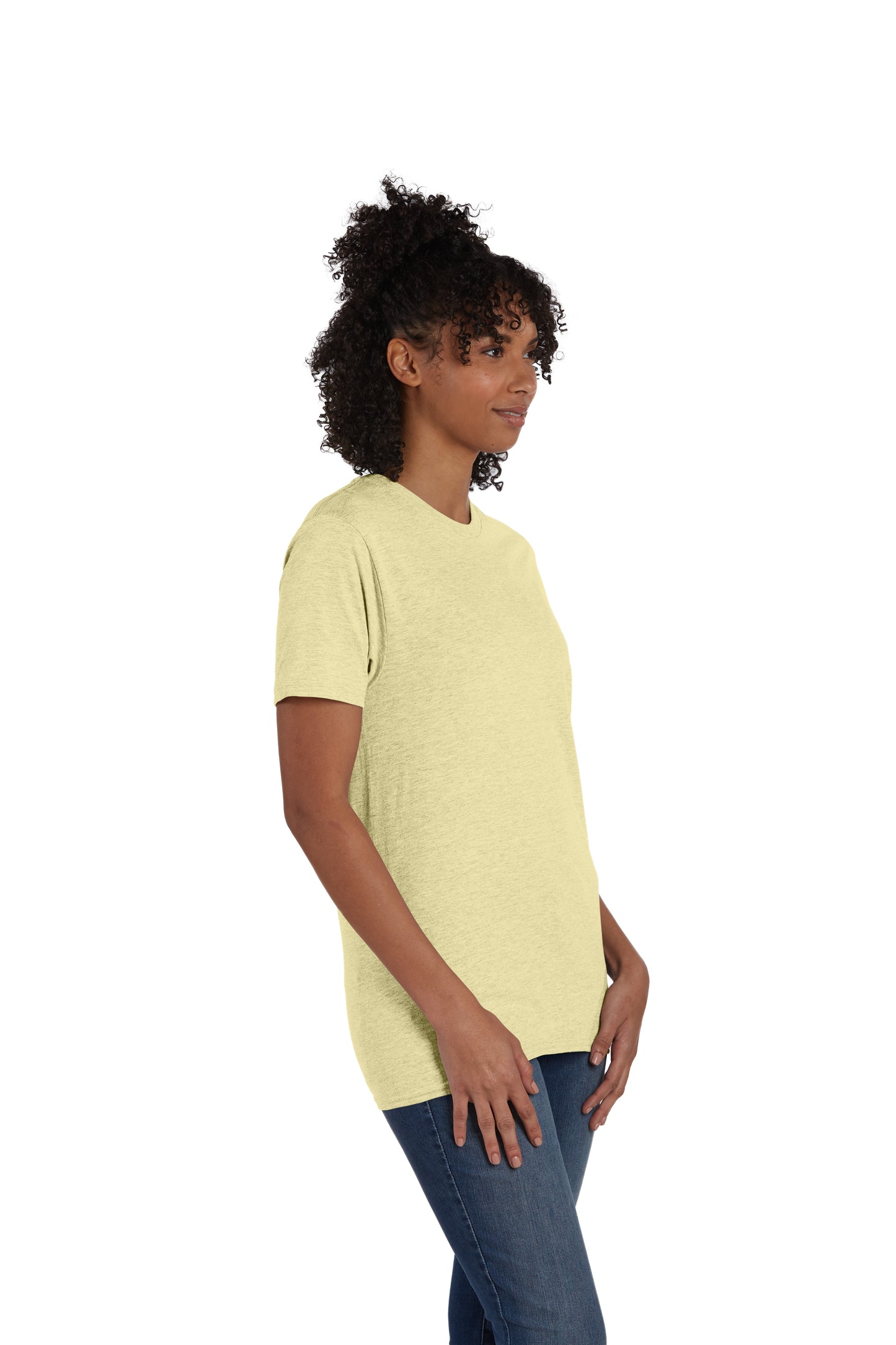 Perfect-T Short Sleeve Tee - Lemon Meringue Heather