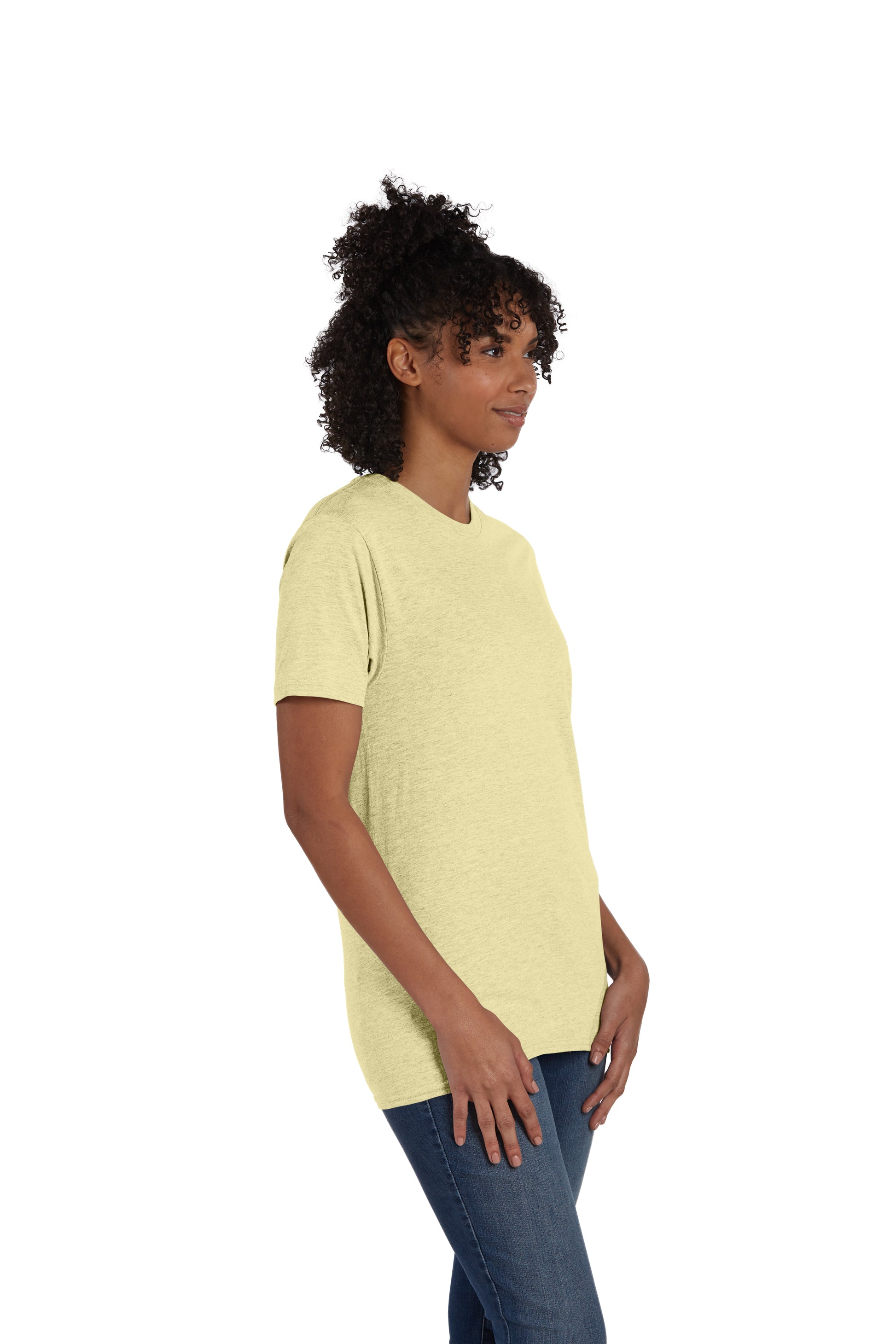 Perfect-T Short Sleeve Tee - Lemon Meringue Heather