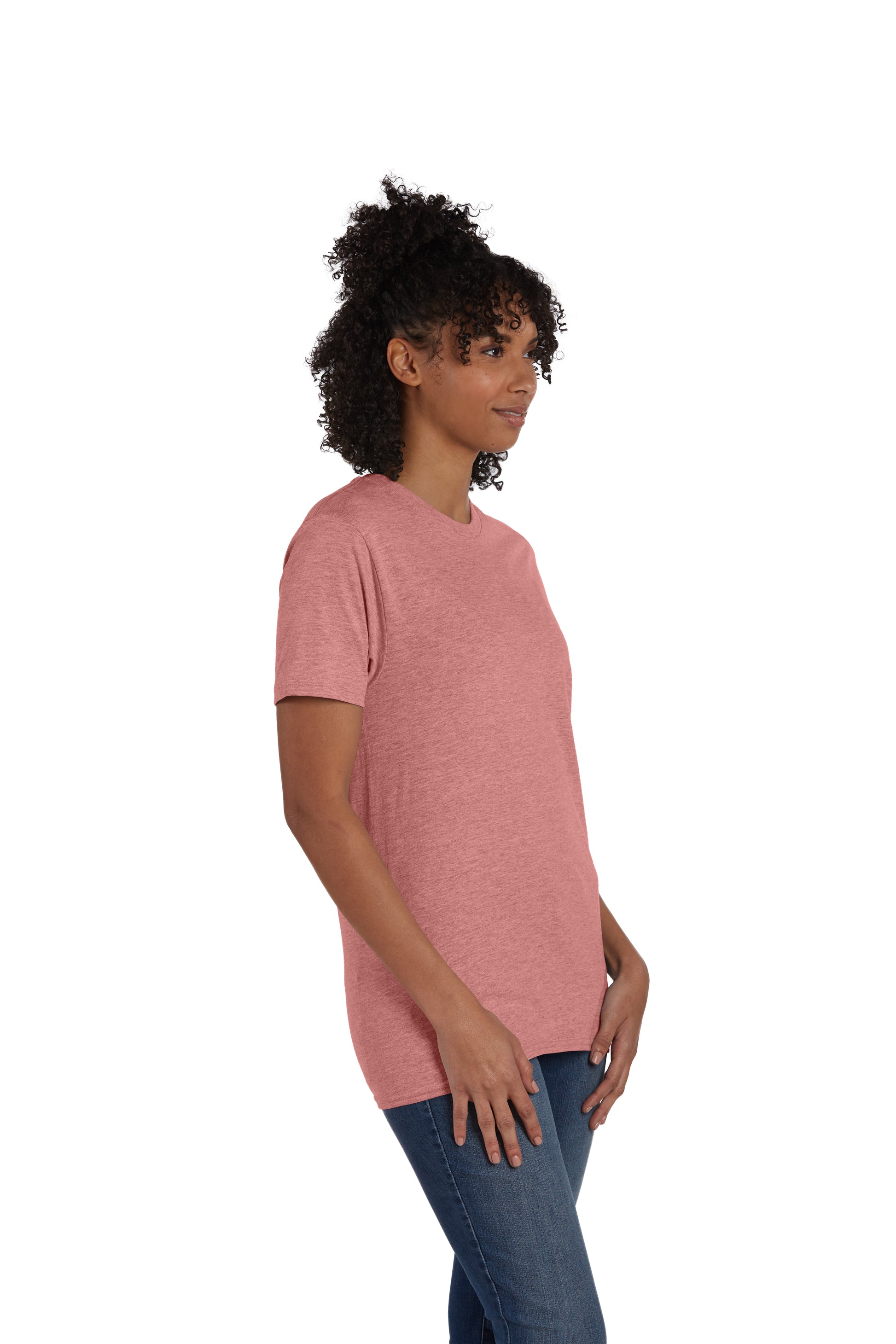 Perfect-T Short Sleeve Tee - Mauve Heather