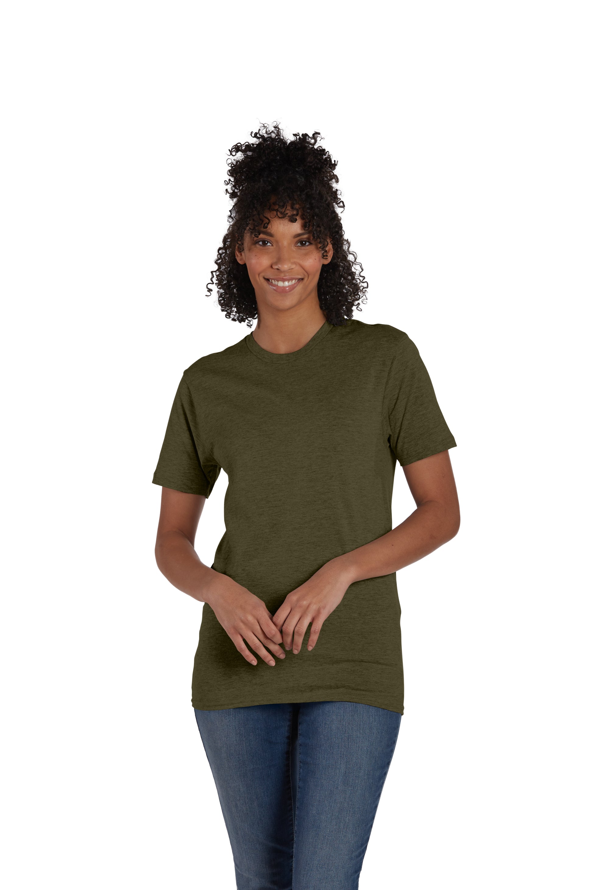 Perfect-T Short Sleeve Tee - Military Green Heather