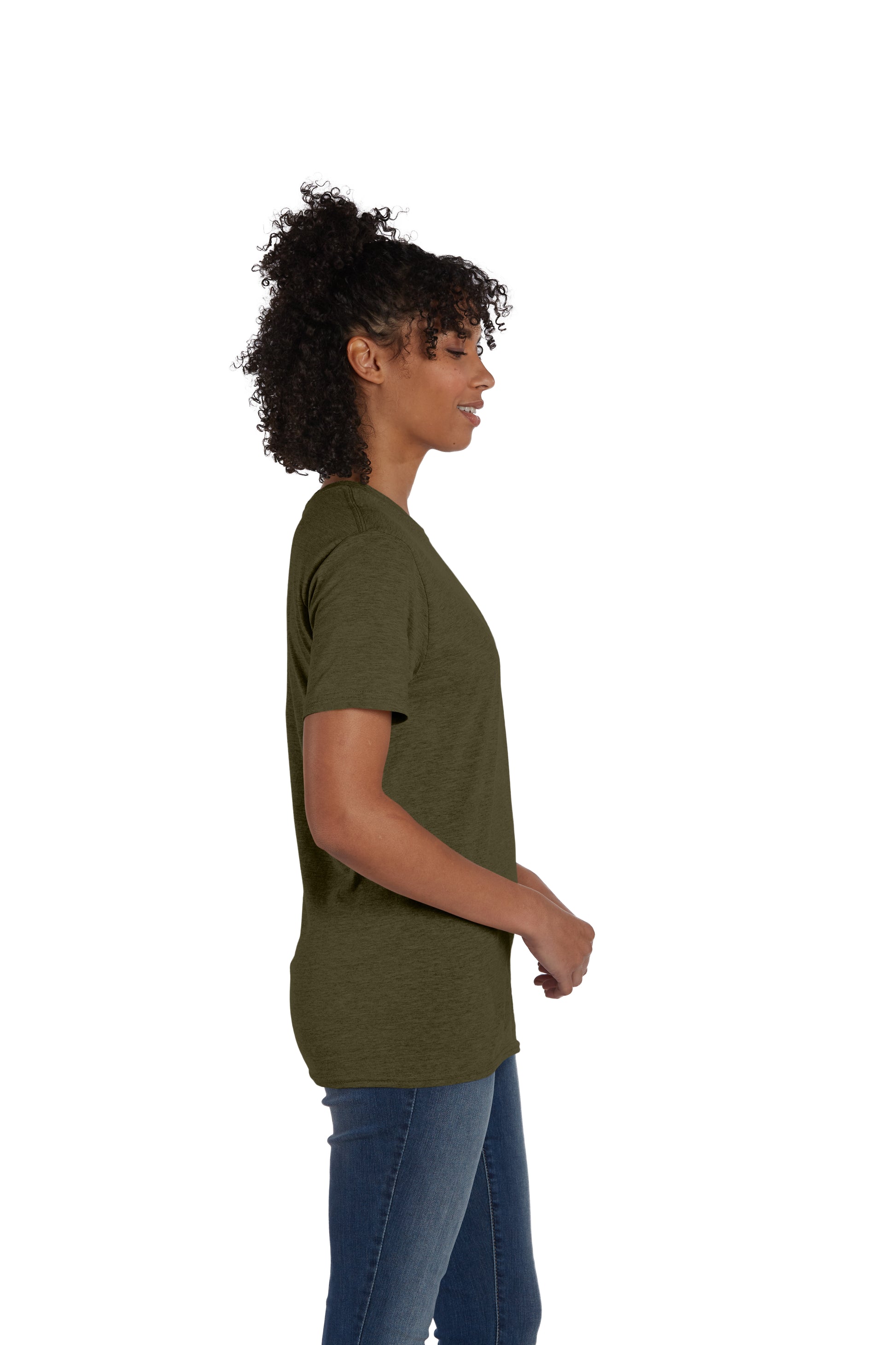 Perfect-T Short Sleeve Tee - Military Green Heather