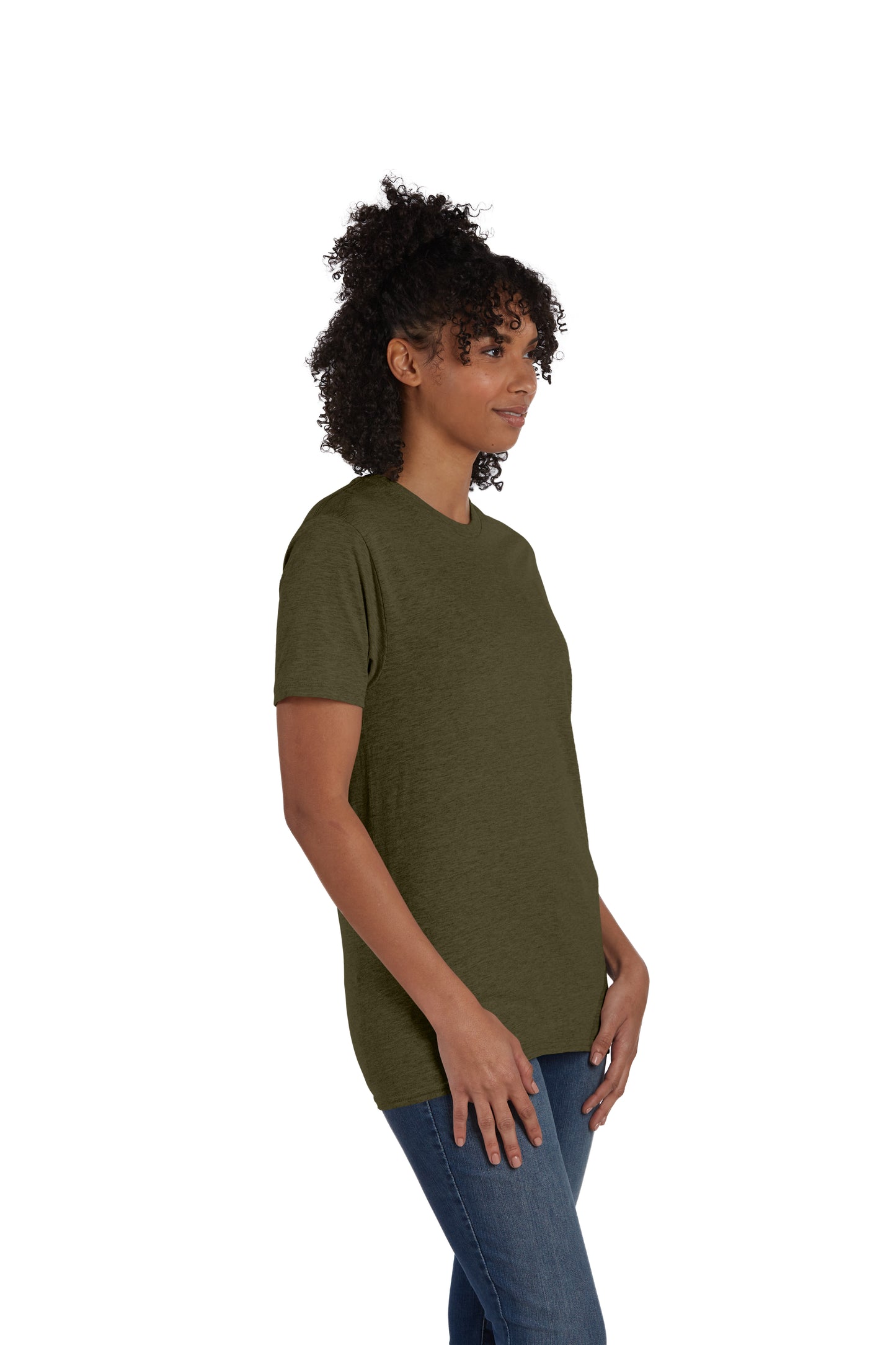 Perfect-T Short Sleeve Tee - Military Green Heather