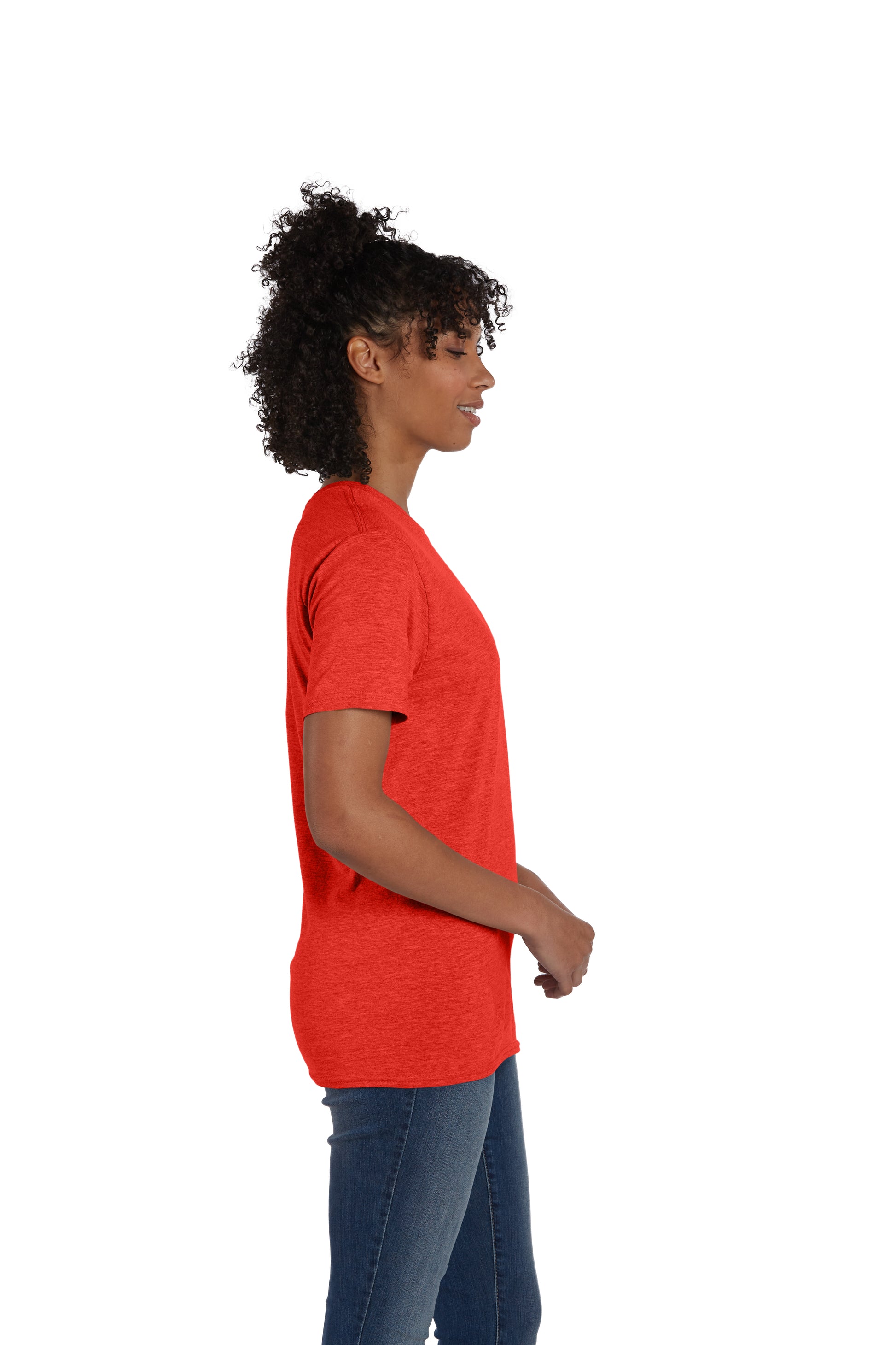 Perfect-T Short Sleeve Tee - Poppy Heather