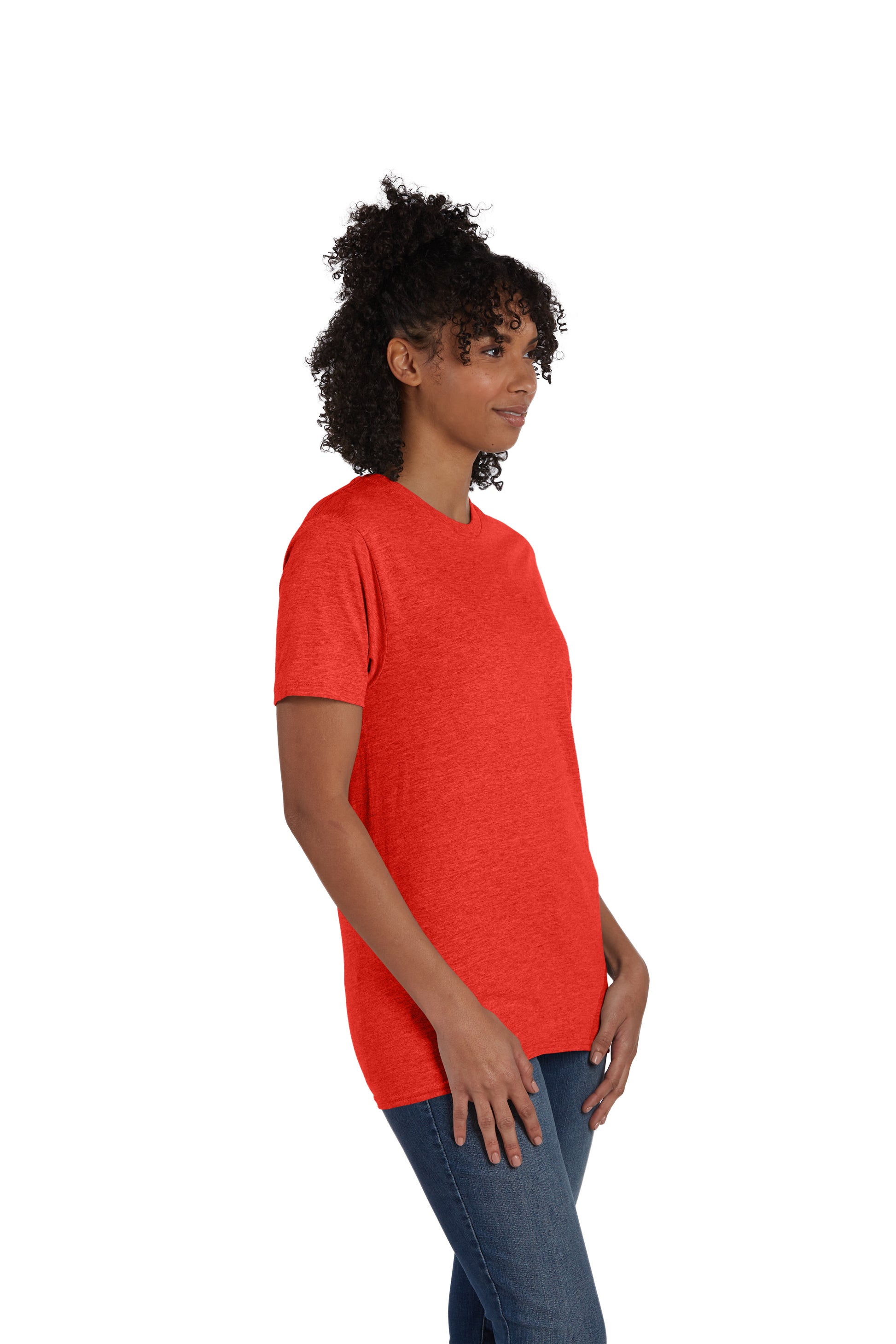 Perfect-T Short Sleeve Tee - Poppy Heather