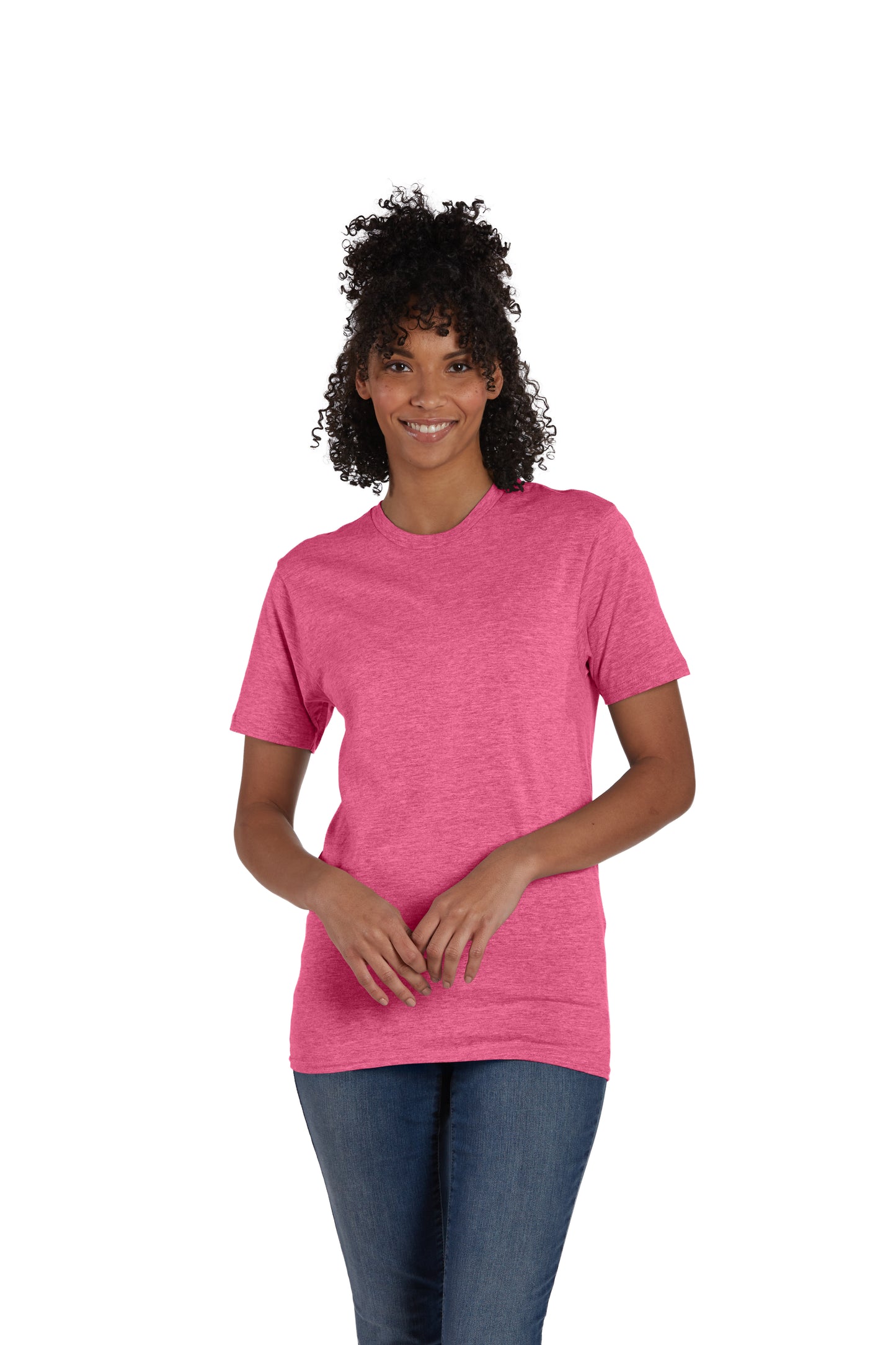 Perfect-T Short Sleeve Tee - Wow Pink Heather